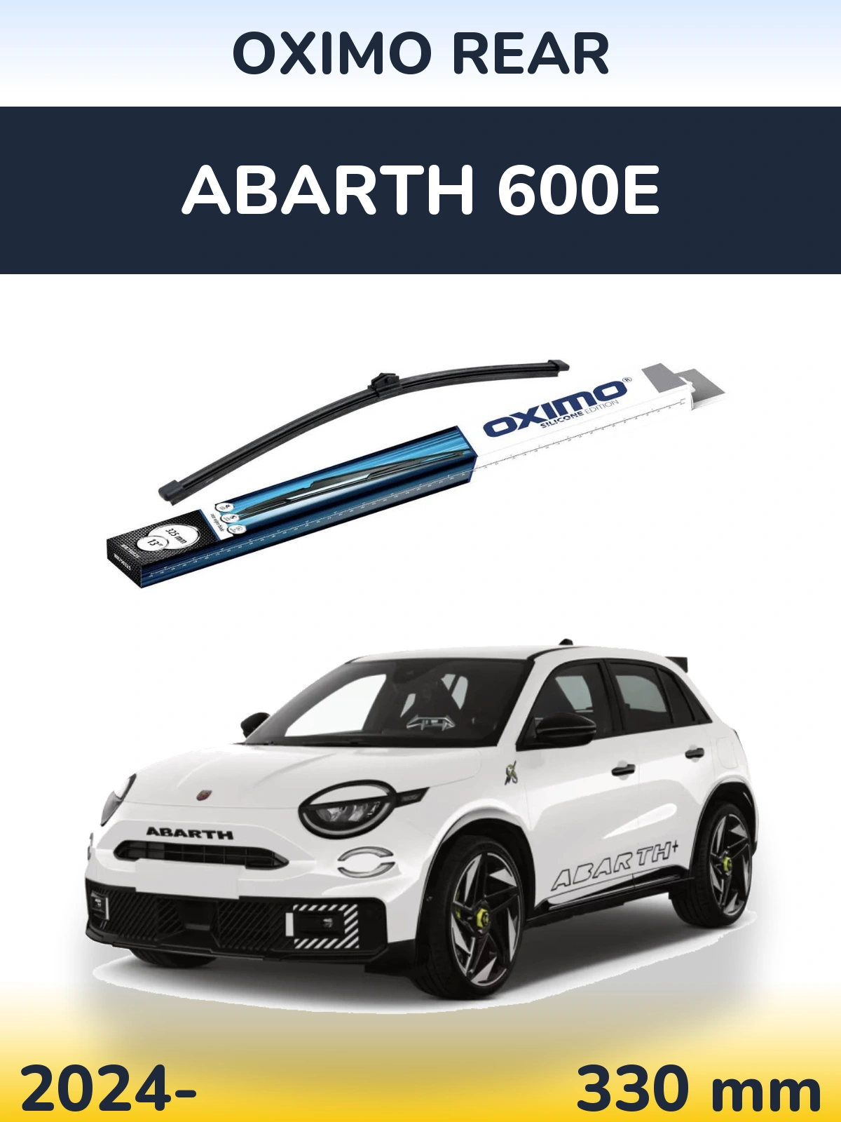 Rear wiper blade Oximo Rear 325 мм for Abarth 600e 2024-2026