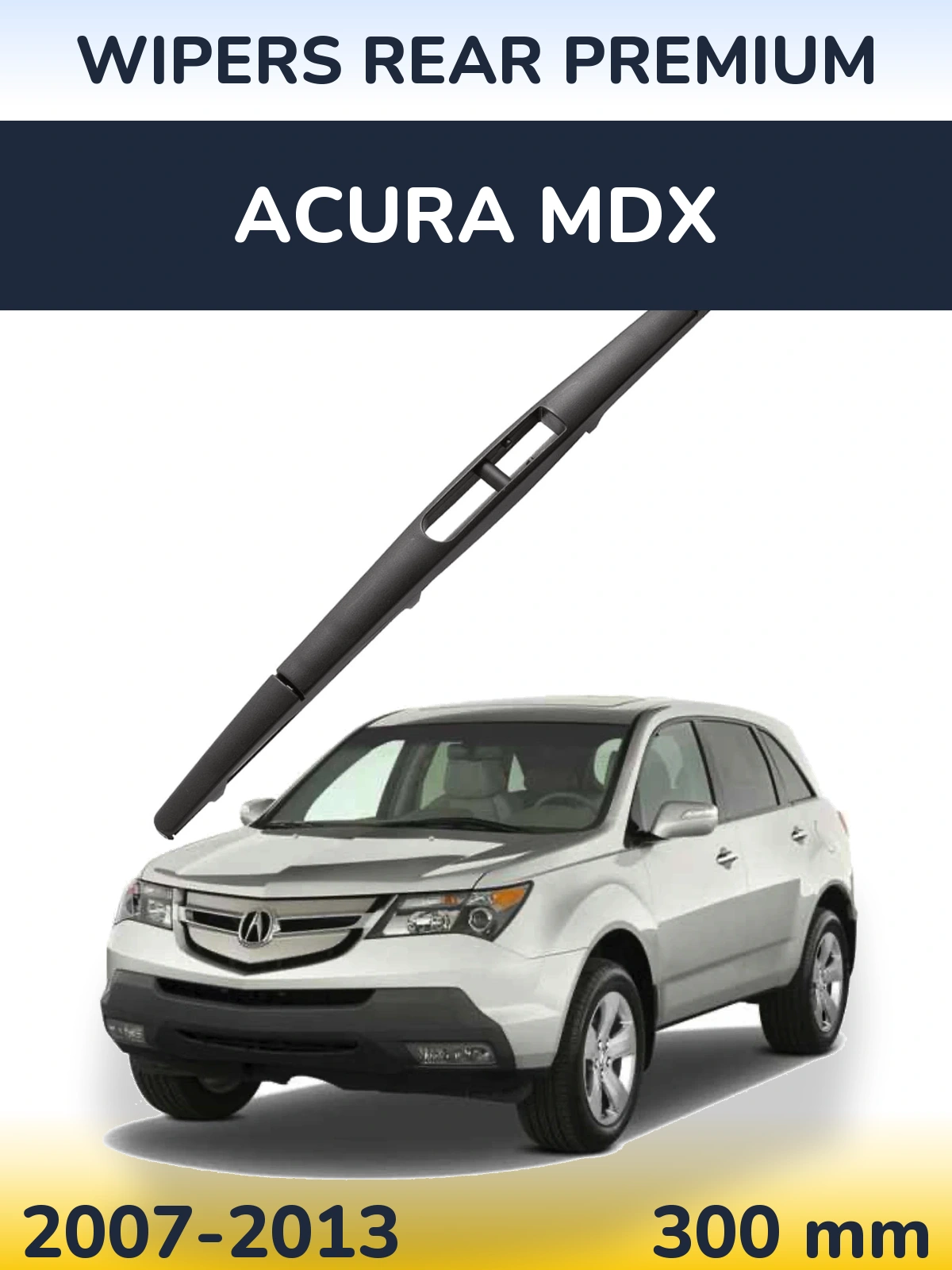 Rear wiper blade WIPERS REAR PREMIUM 300 мм for Acura MDX 2007-2013