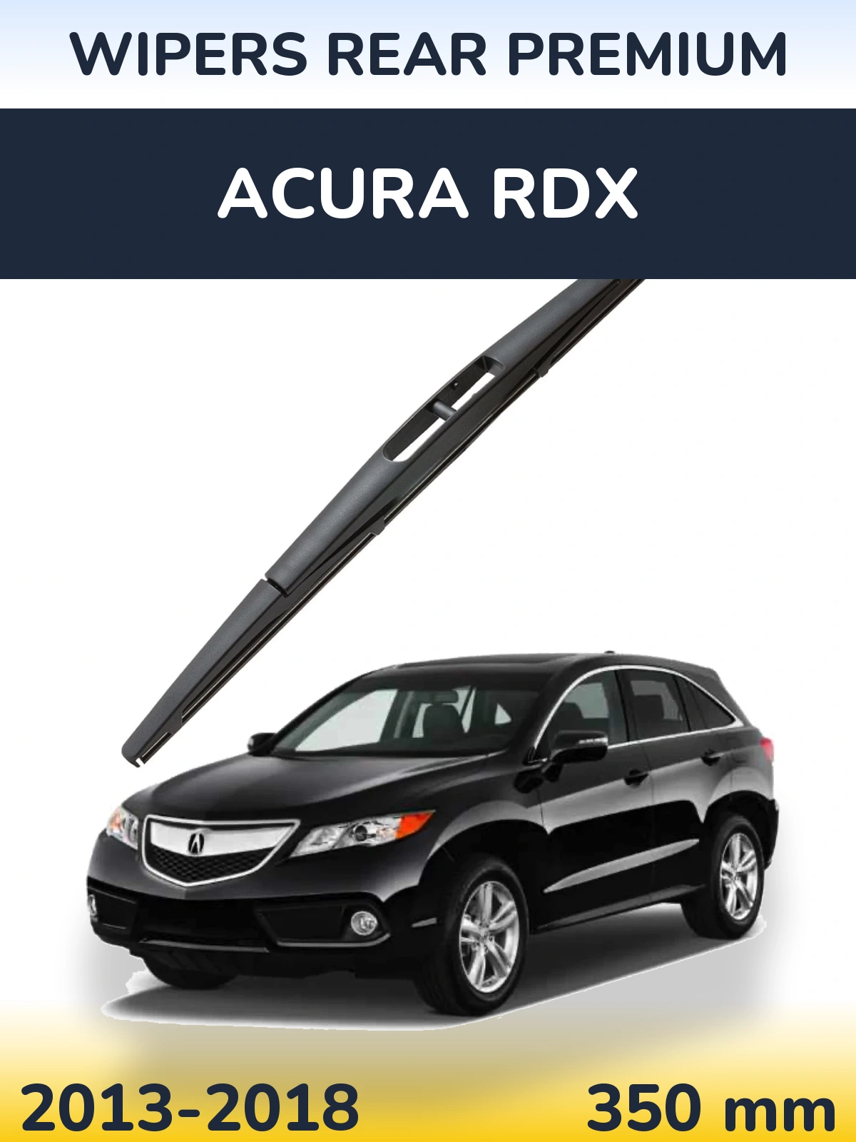 Rear wiper blade WIPERS REAR PREMIUM 350 mm for Acura RDX 2013-2018
