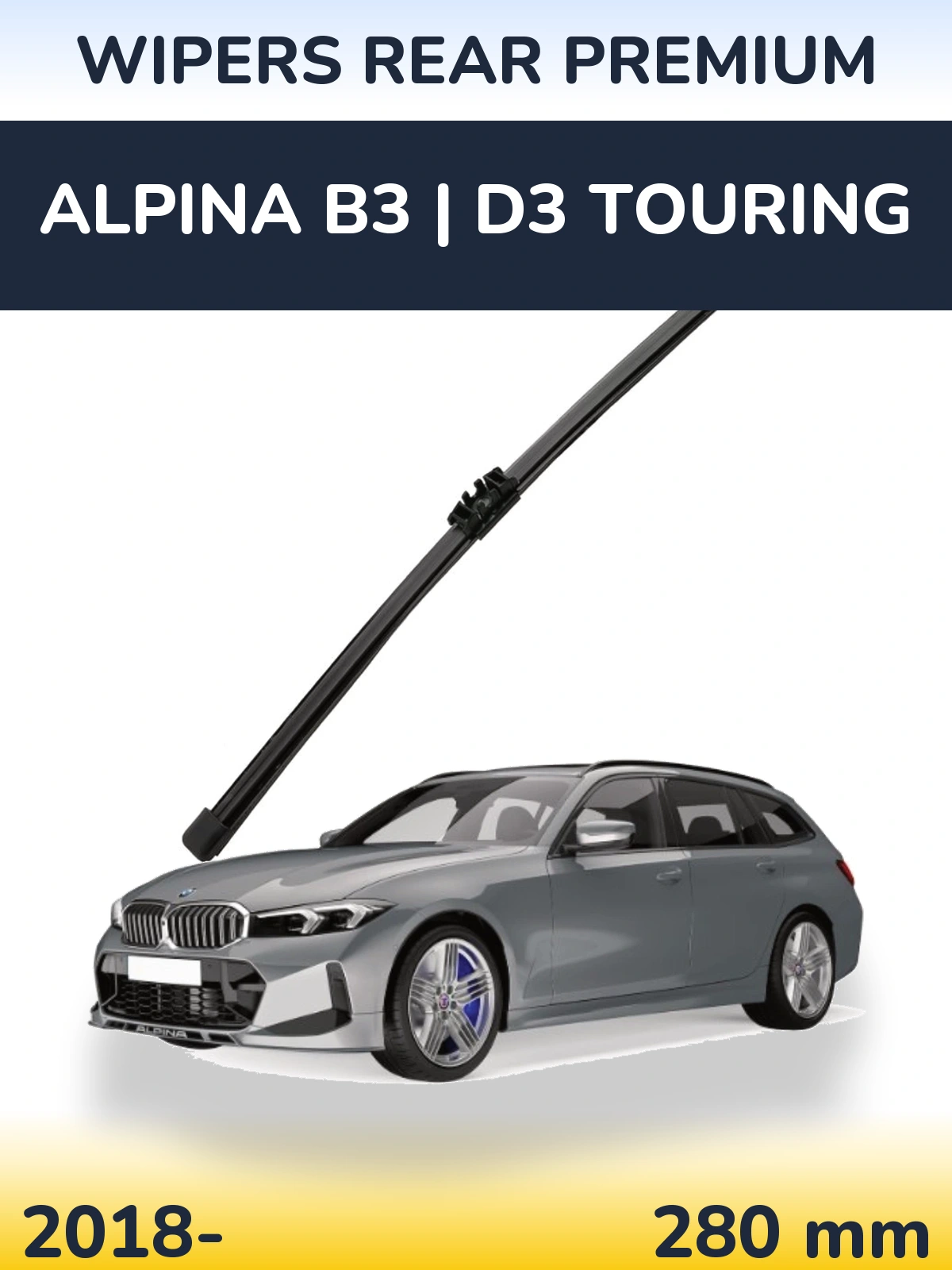 Tylna wycieraczka WIPERS REAR PREMIUM 280 mm do Alpina B3 | D3 Touring 2018-2026
