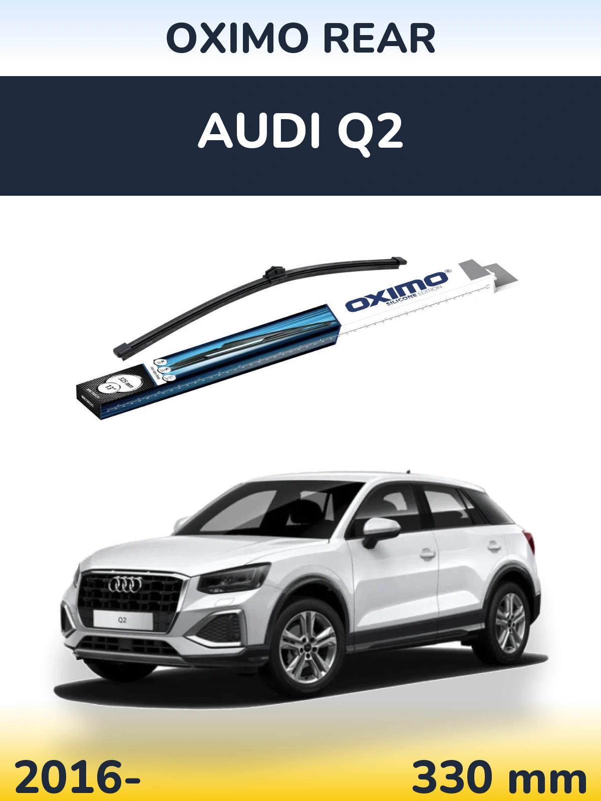 Rear wiper blade Oximo Rear 325 mm for Audi Q2 2016-2026