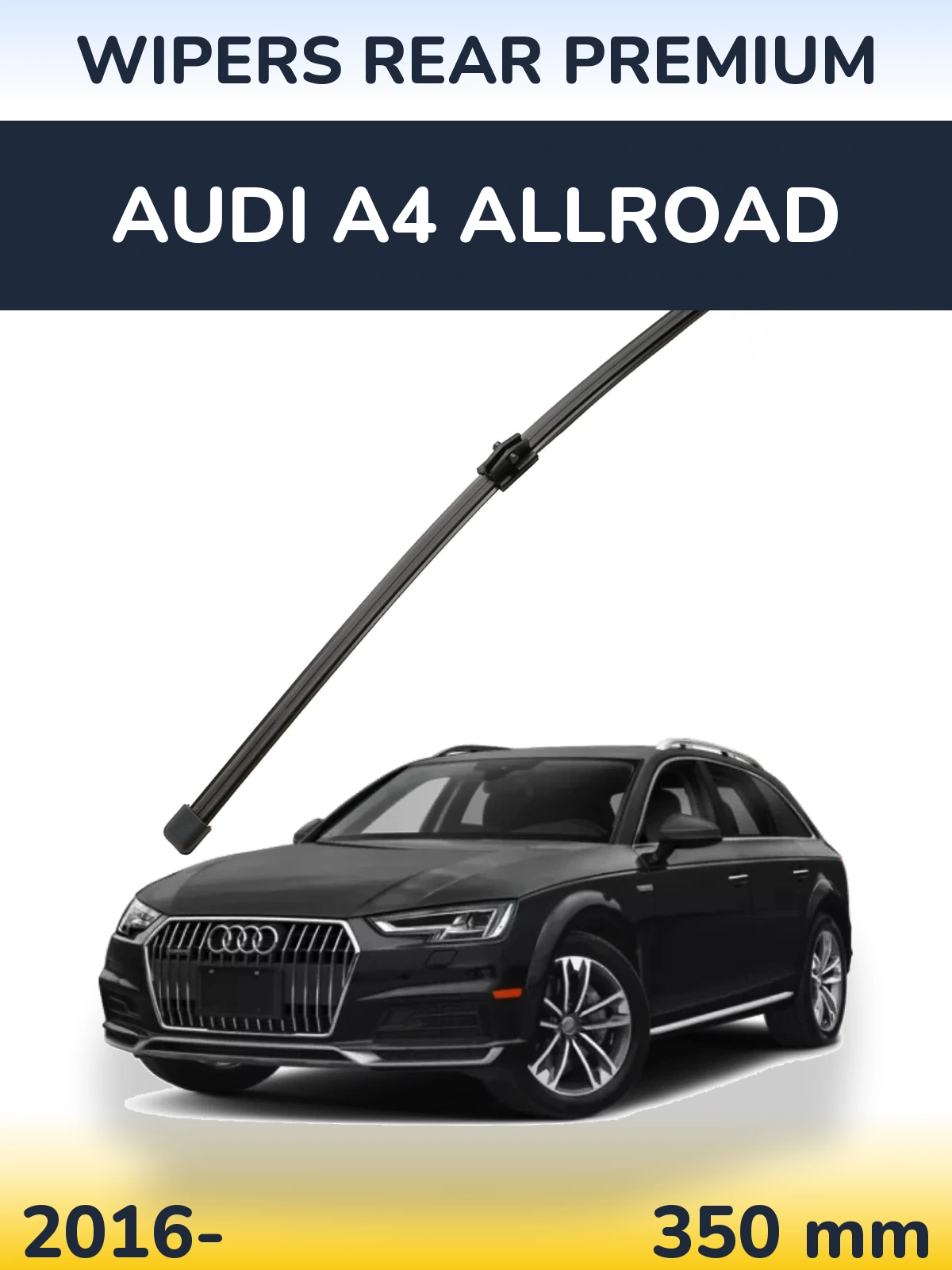 Rear wiper blade WIPERS REAR PREMIUM 350 mm for Audi A4 Allroad 2016-2026