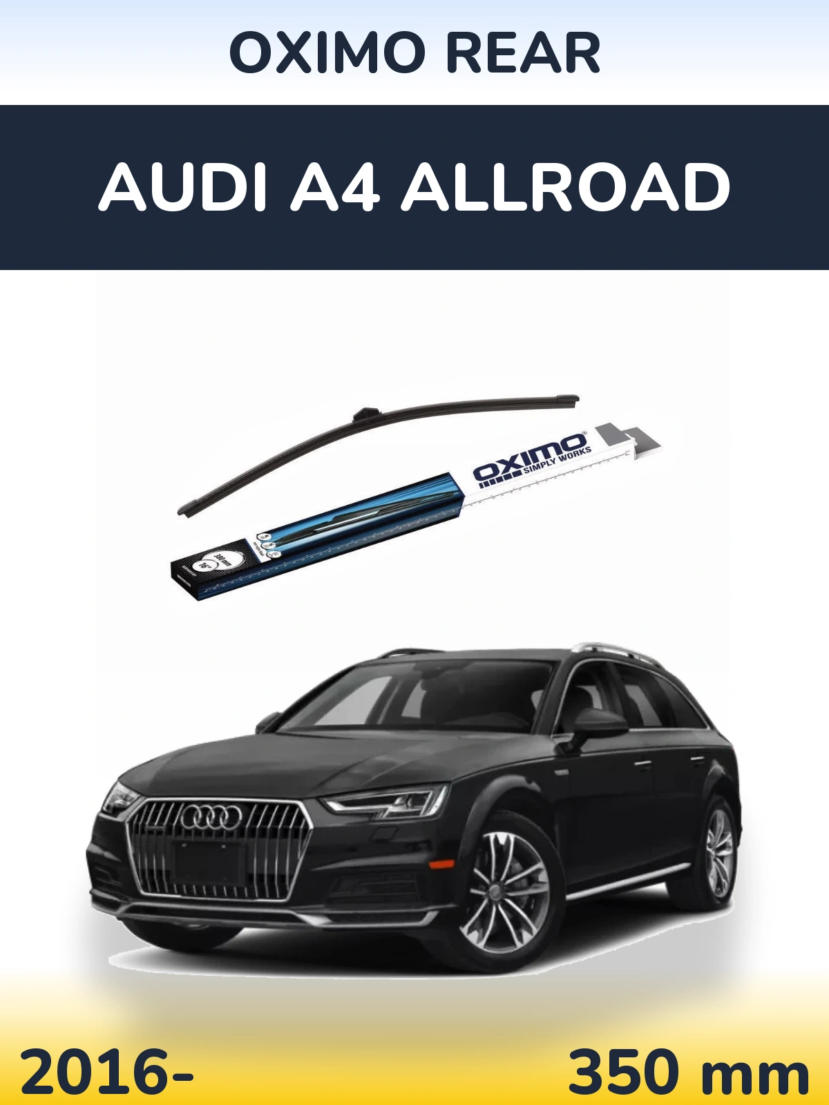Tylna wycieraczka Oximo Rear 380 mm do Audi A4 Allroad 2016-2026