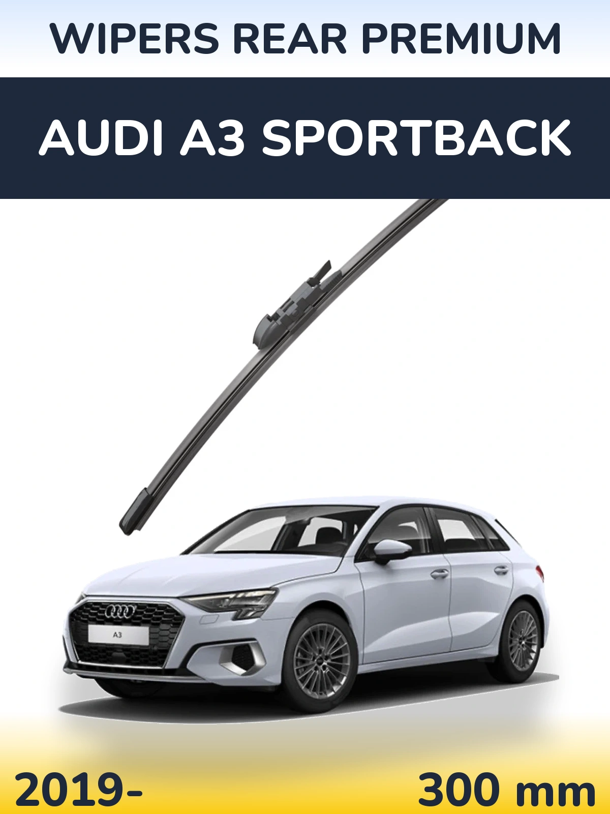 Tylna wycieraczka WIPERS REAR PREMIUM 300 mm do Audi A3 Sportback 2019-2026