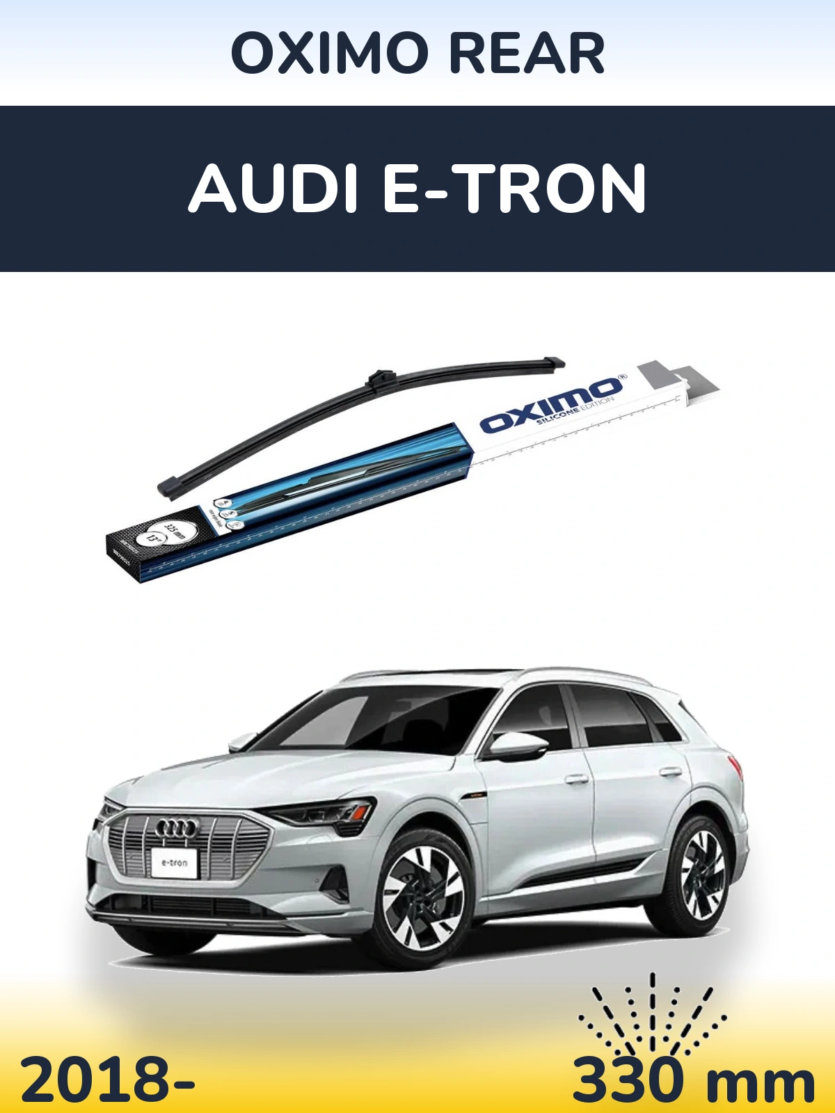 Tylna wycieraczka Oximo Rear 325 mm do Audi e-tron 2018-2026