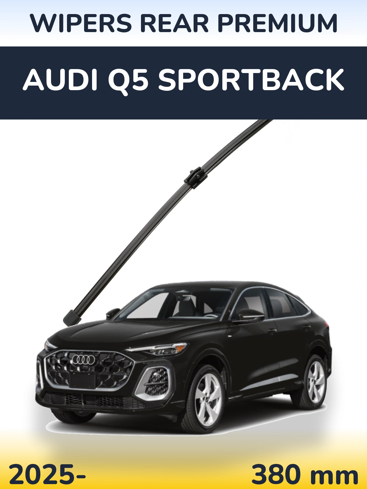 Задня щітка WIPERS REAR PREMIUM 380 мм для Audi Q5 Sportback 2025-2026