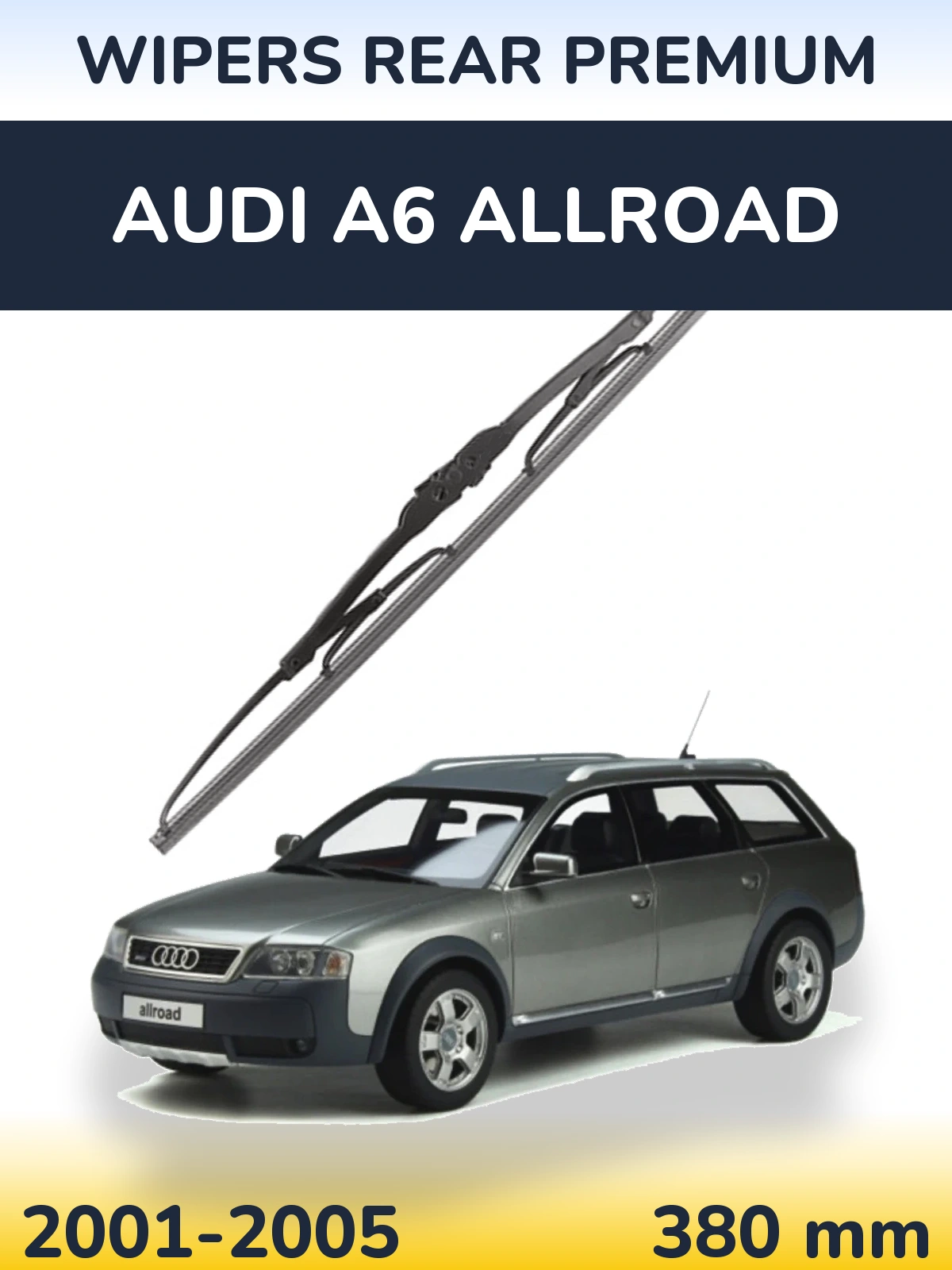 Rear wiper blade WIPERS REAR PREMIUM 380 мм for Audi A6 Allroad 2001-2005