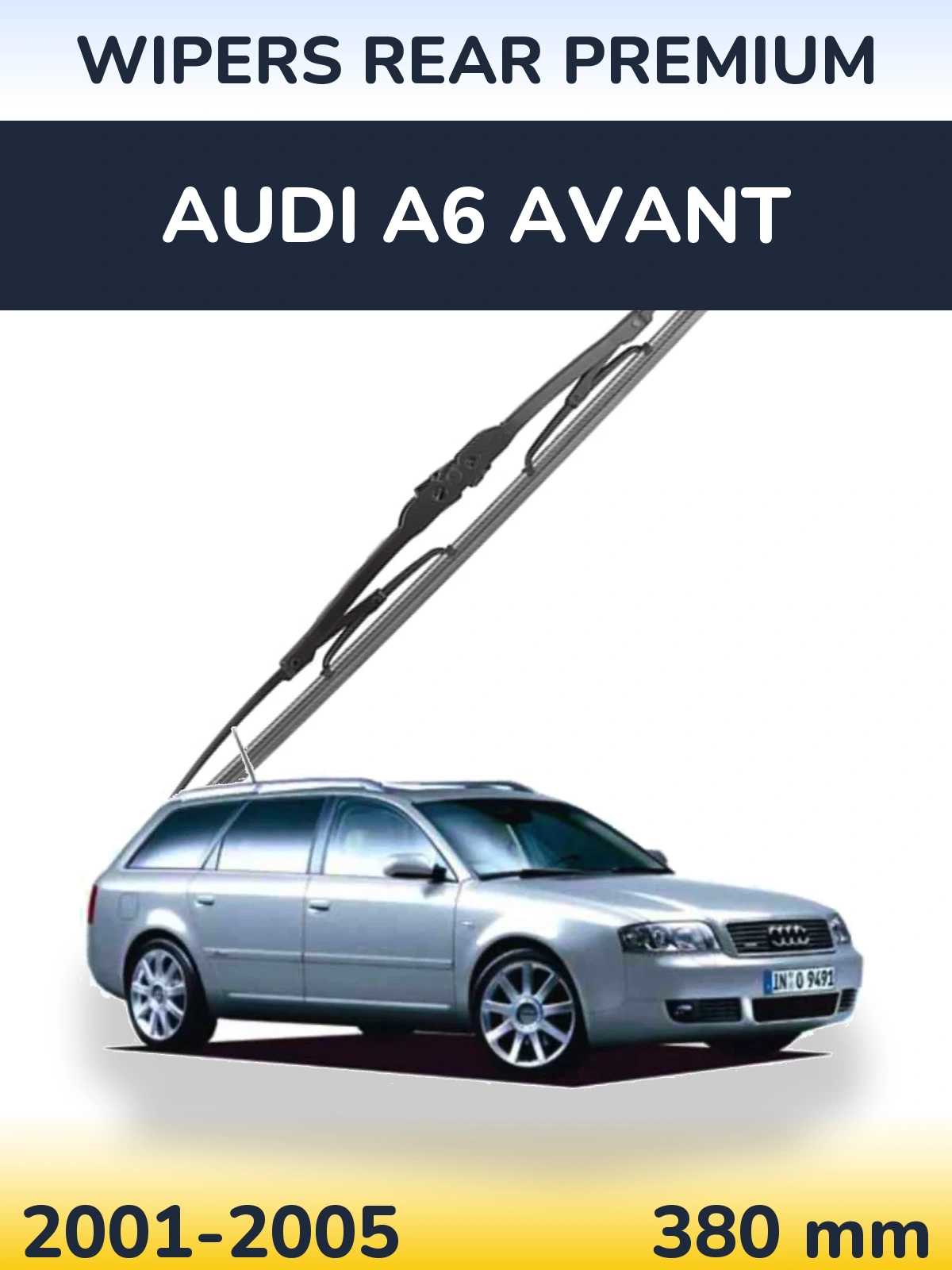 Rear wiper blade WIPERS REAR PREMIUM 380 мм for Audi A6 Avant 2001-2005