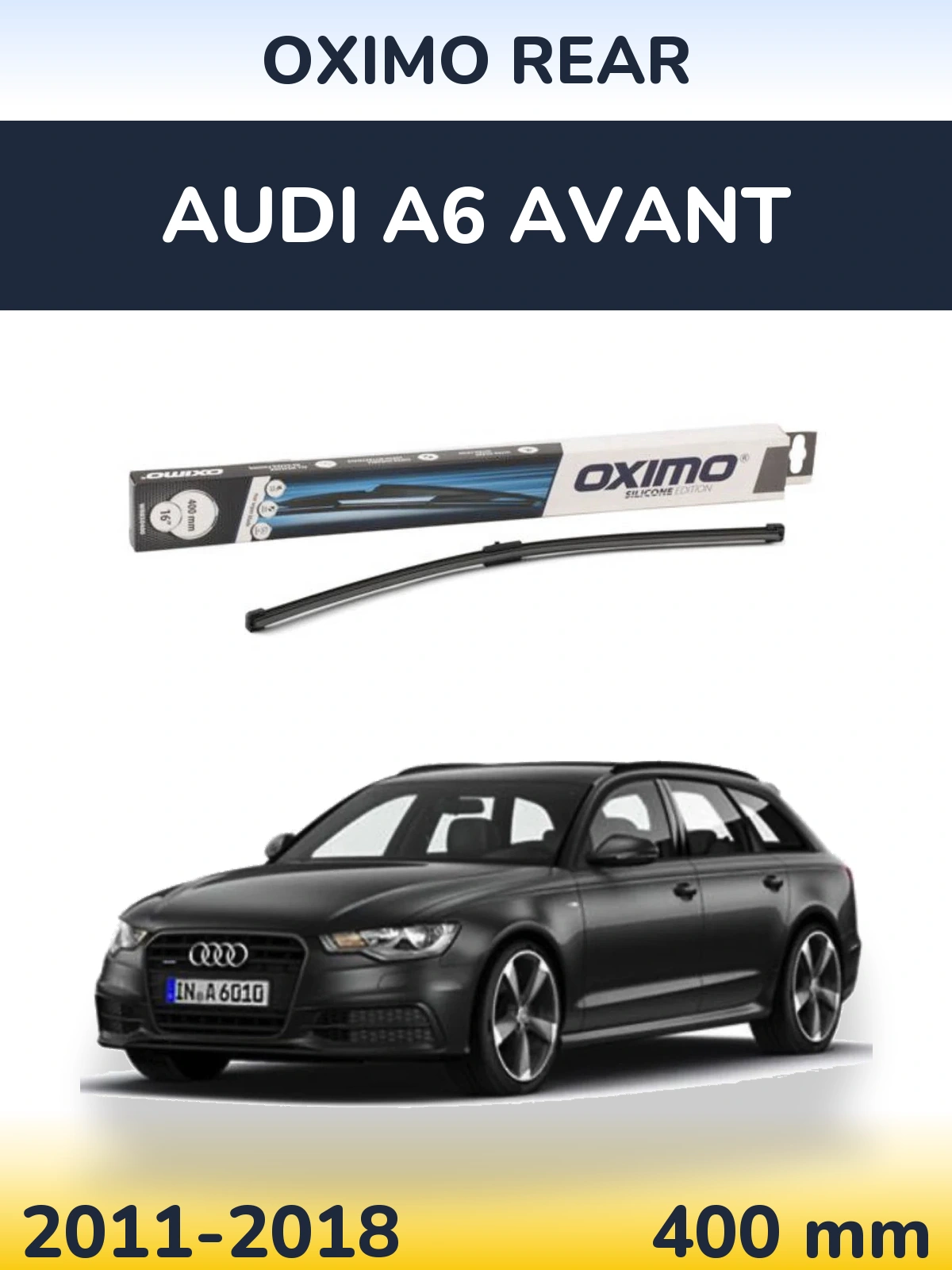 Задня щітка Oximo Rear 400 мм для Audi A6 Avant 2011-2018