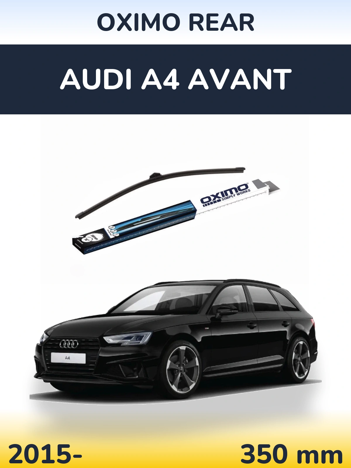 Tylna wycieraczka Oximo Rear 380 mm do Audi A4 Avant 2015-2026