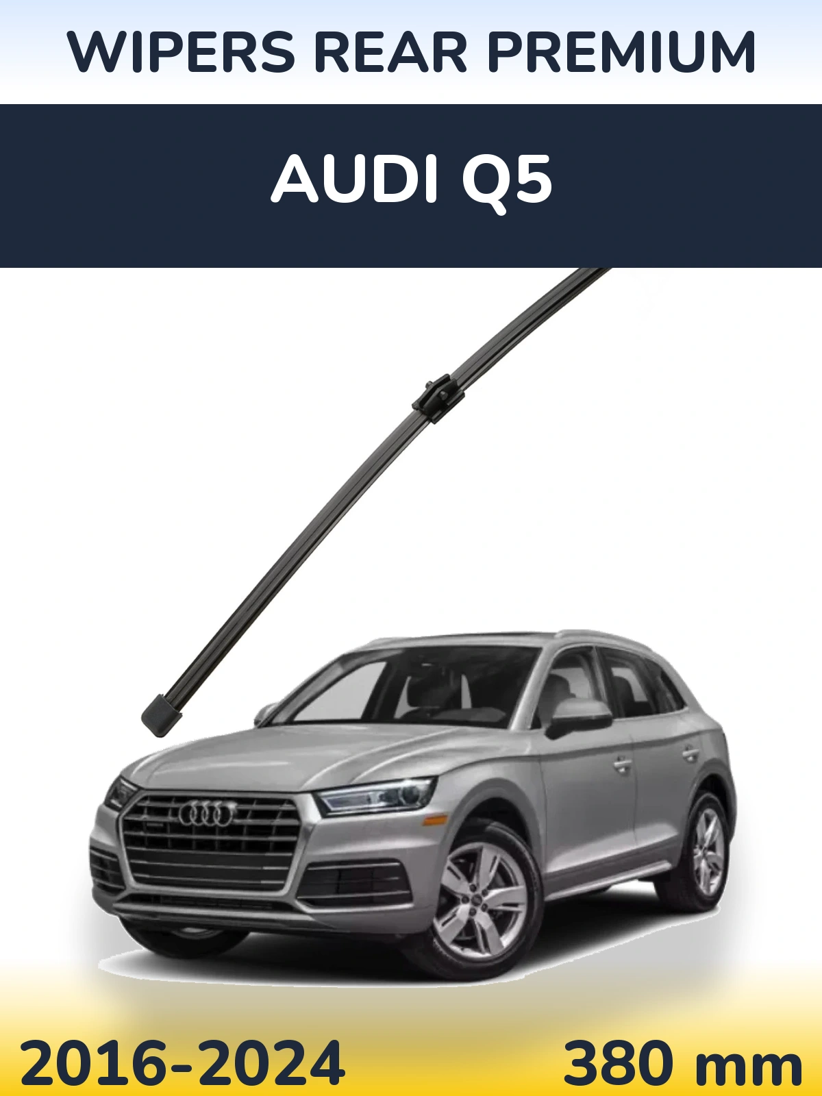 Rear wiper blade WIPERS REAR PREMIUM 380 мм for Audi Q5 2016-2024