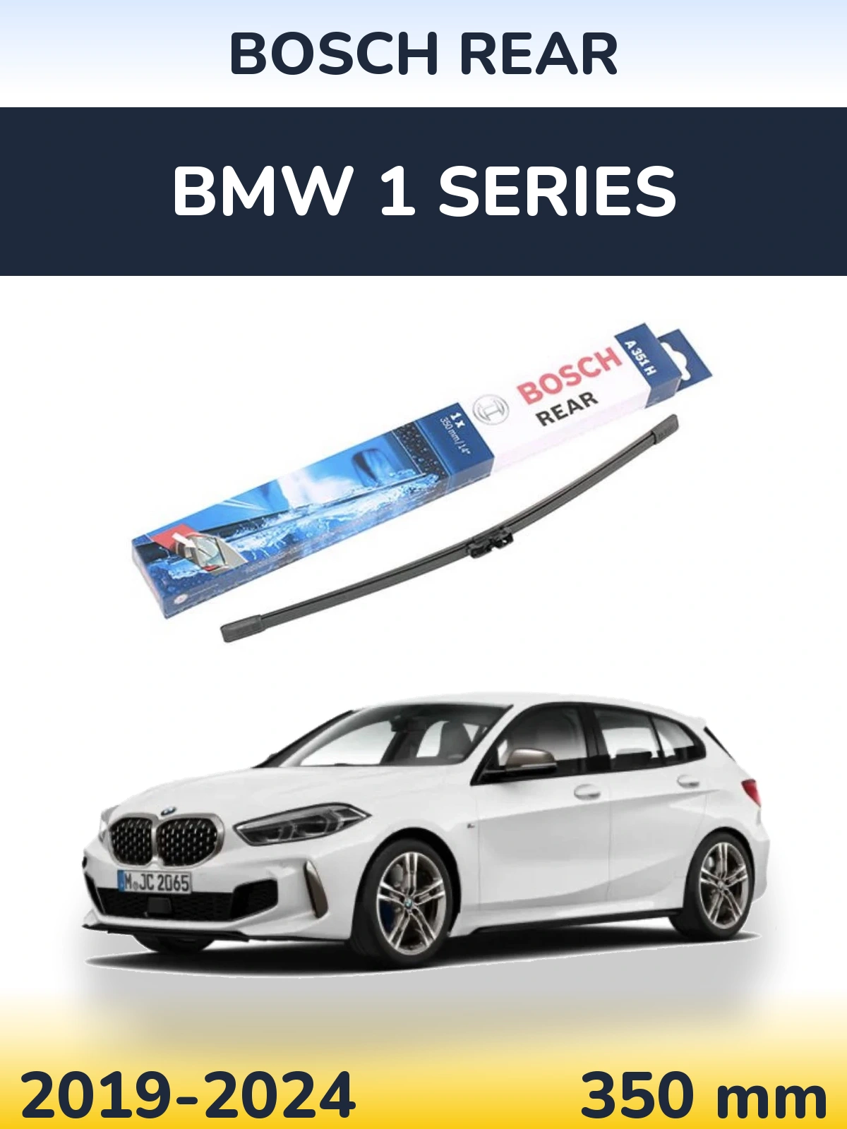 Задня щітка BOSCH Rear 350 мм для BMW 1 Series 2019-2024