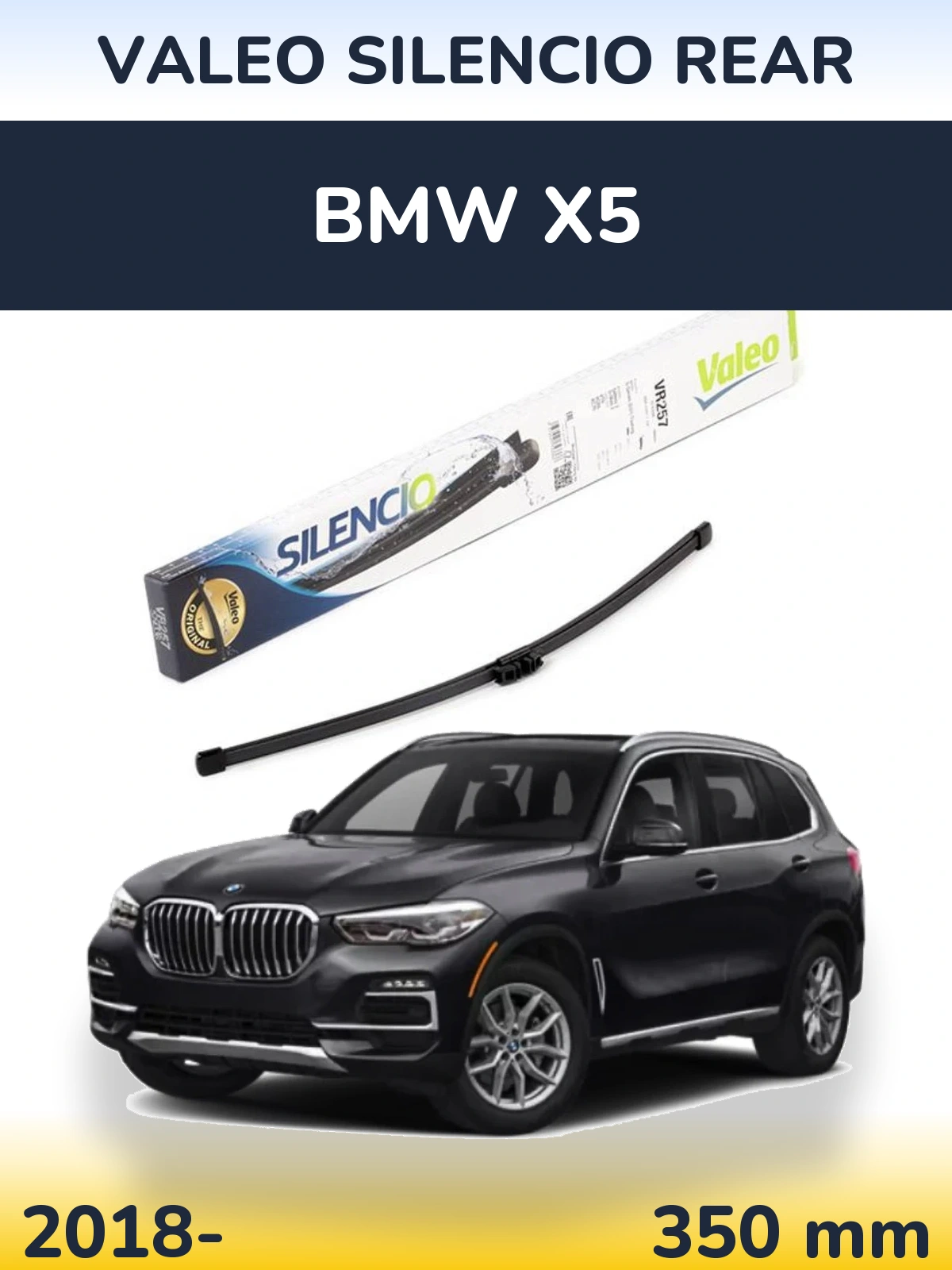Tylna wycieraczka Valeo Silencio Rear 350 mm do BMW X5 2018-2026
