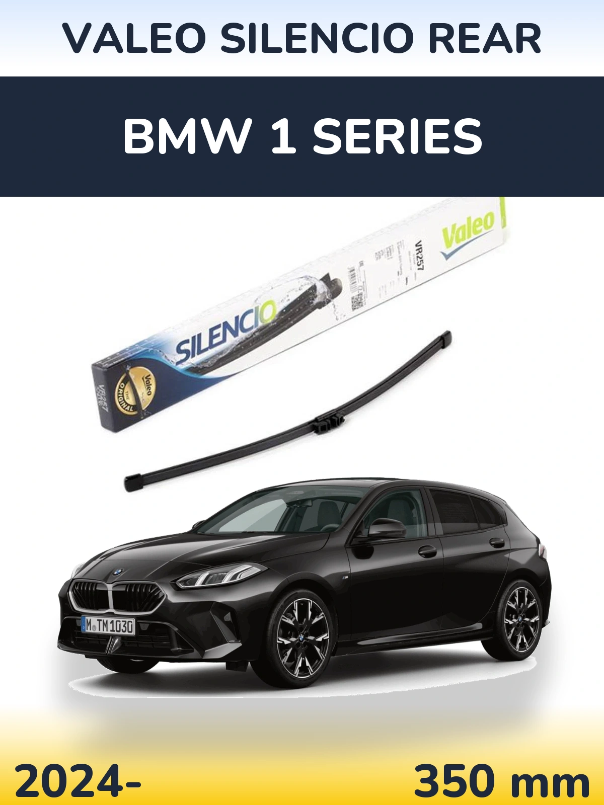 Rear wiper blade Valeo Silencio Rear 350 мм for BMW 1 Series 2024-2026