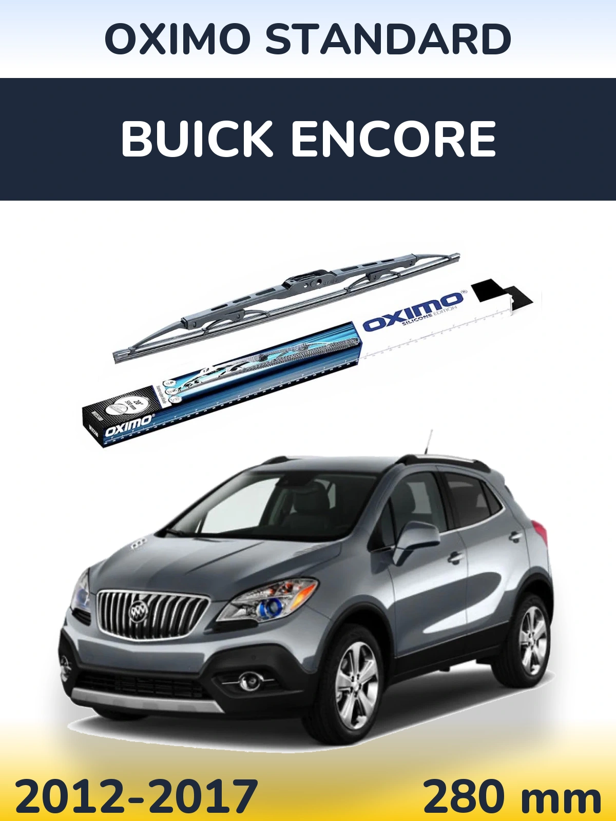 Rear wiper blade Oximo Standard 275 mm for Buick Encore 2012-2017