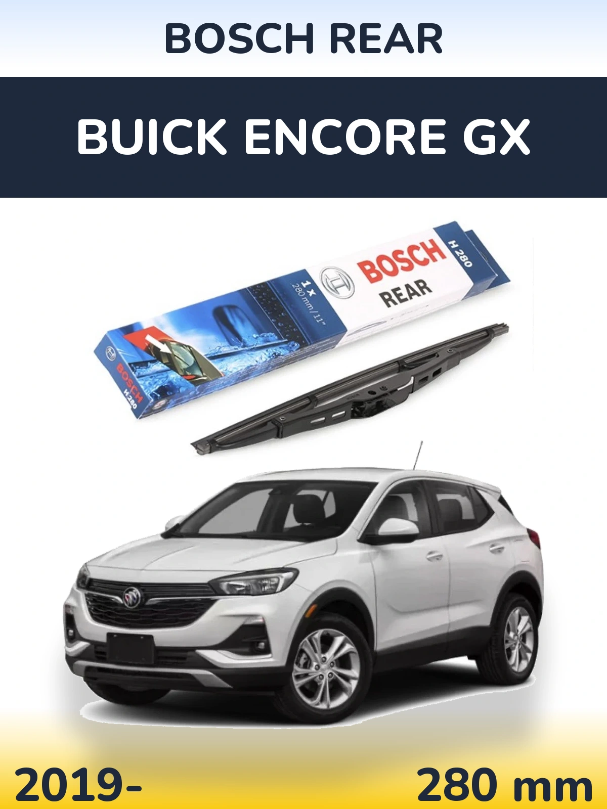 Tylna wycieraczka BOSCH Rear 280 mm do Buick Encore GX 2019-2026