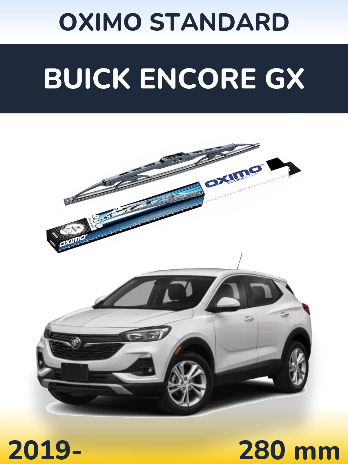 Задня щітка Oximo Standard 275 мм для Buick Encore GX 2019-2026