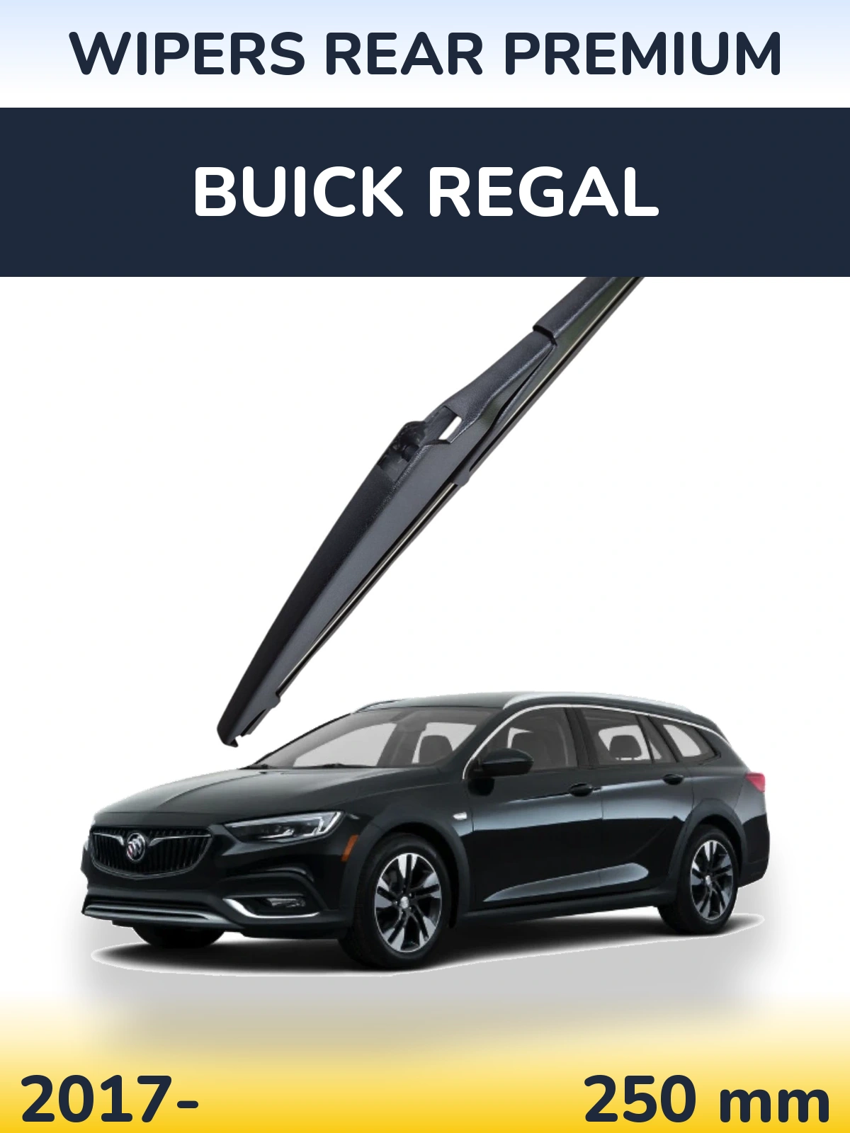 Rear wiper blade WIPERS REAR PREMIUM 250 мм for Buick Regal 2017-2026