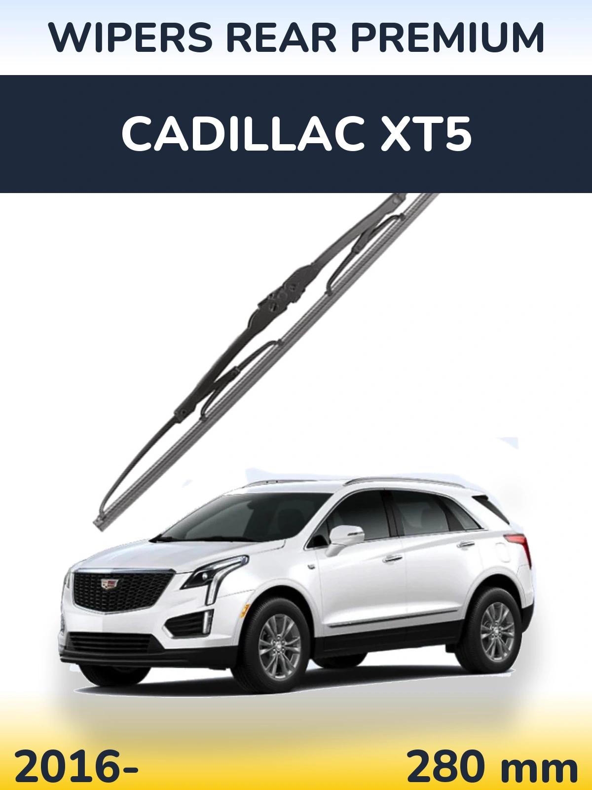 Задний дворник WIPERS REAR PREMIUM 280 мм для Cadillac XT5 2016-2026