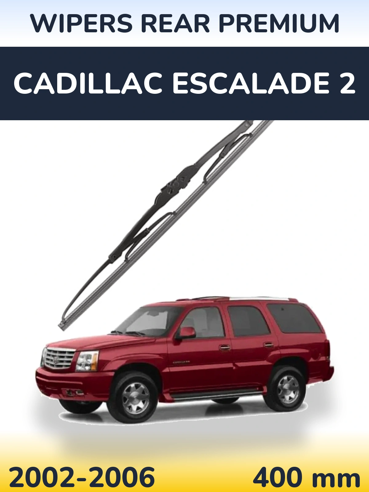 Задня щітка WIPERS REAR PREMIUM 400 мм для Cadillac Escalade 2 2002-2006
