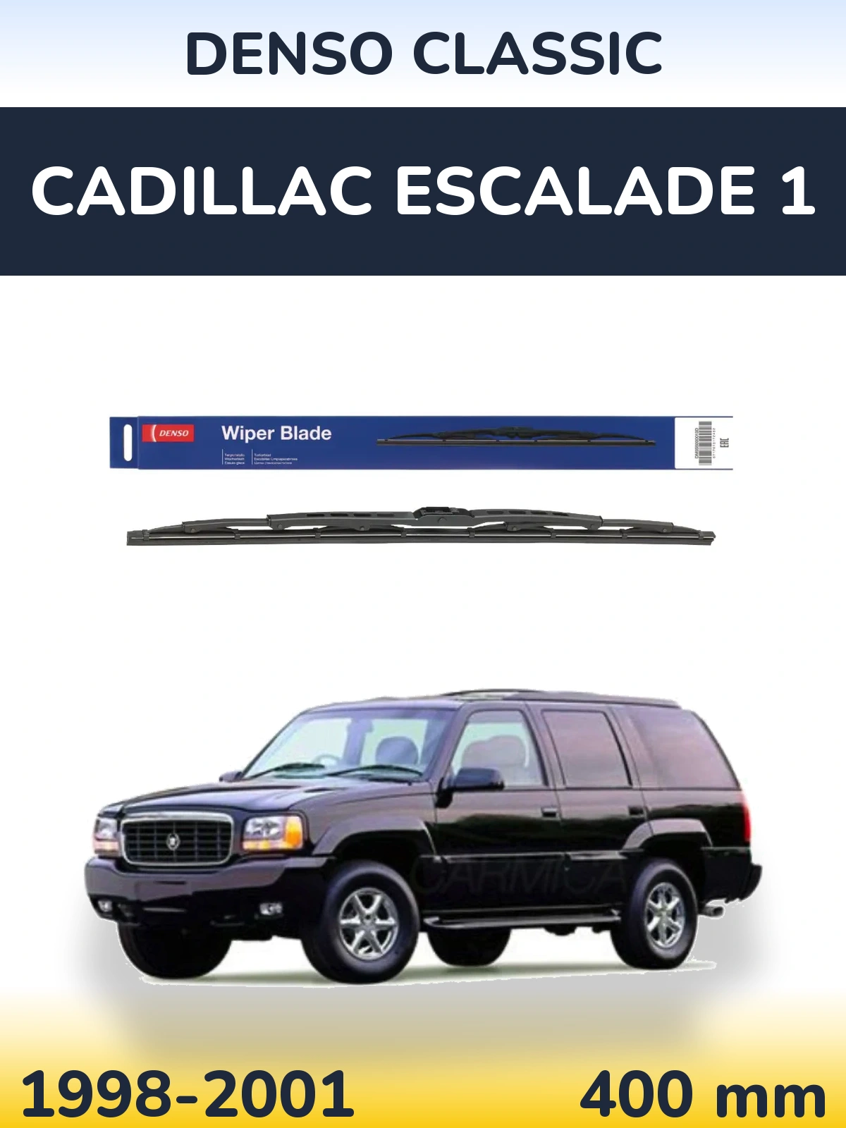 Rear wiper blade Denso Classic 400 мм for Cadillac Escalade 1 1998-2001