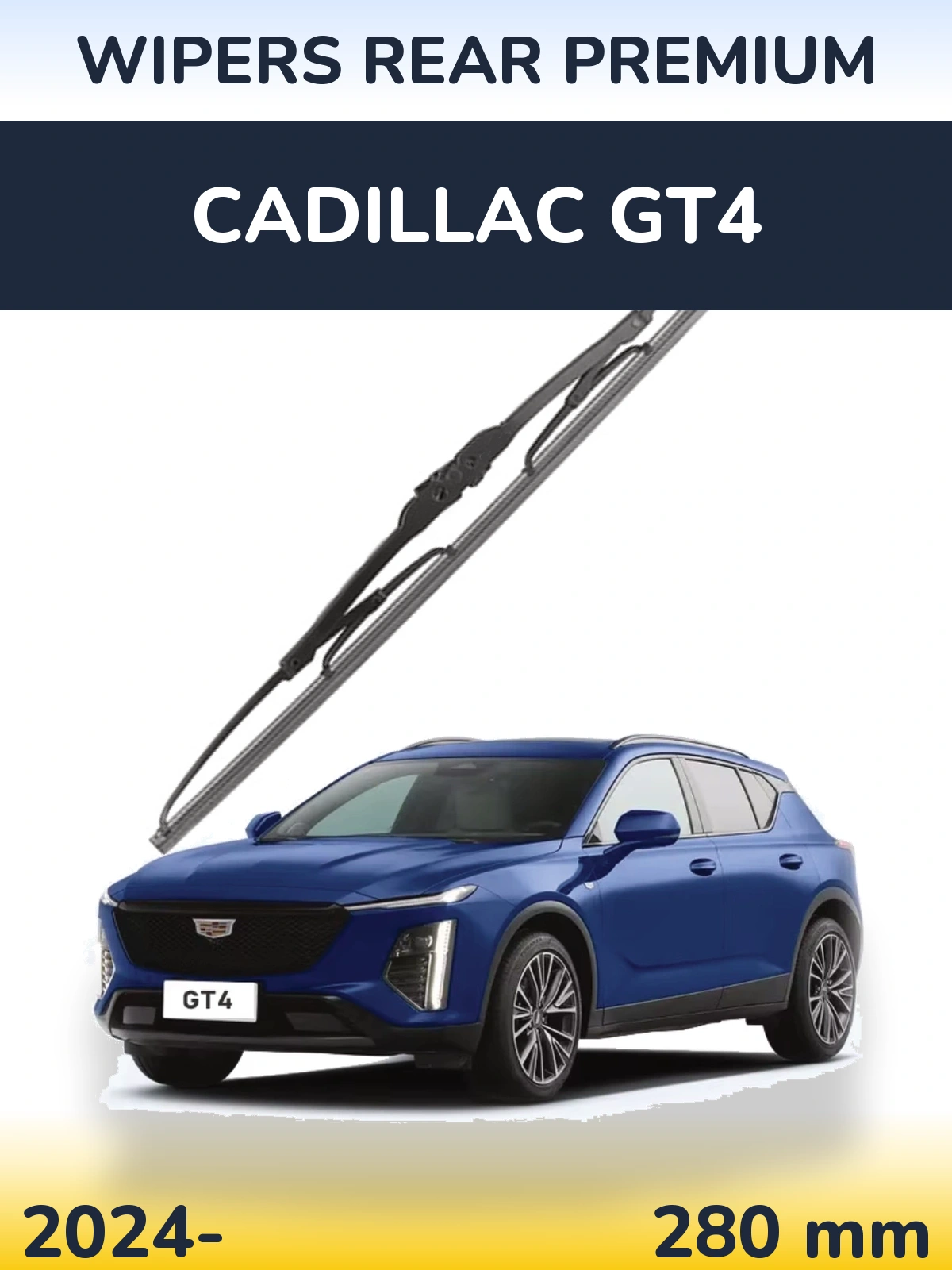 Rear wiper blade WIPERS REAR PREMIUM 280 mm for Cadillac GT4 2024-2026