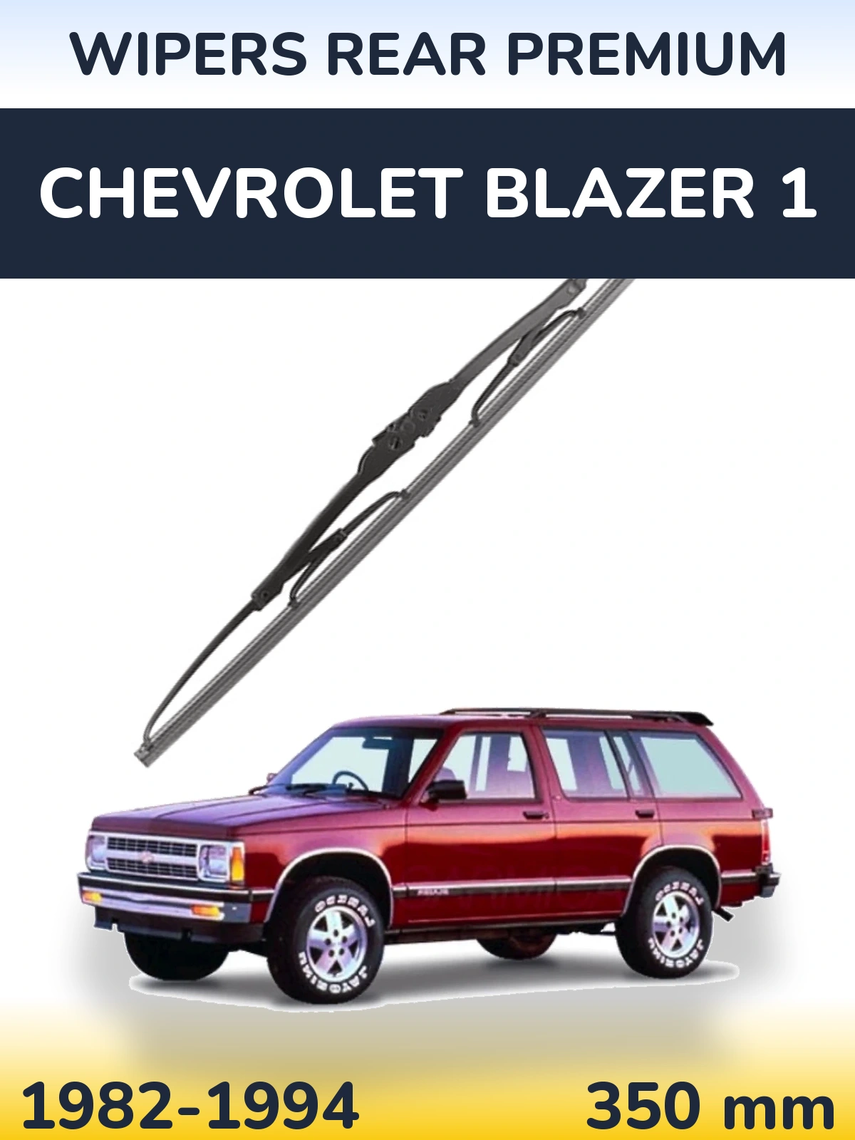 Rear wiper blade WIPERS REAR PREMIUM 350 mm for Chevrolet Blazer 1 1982-1994