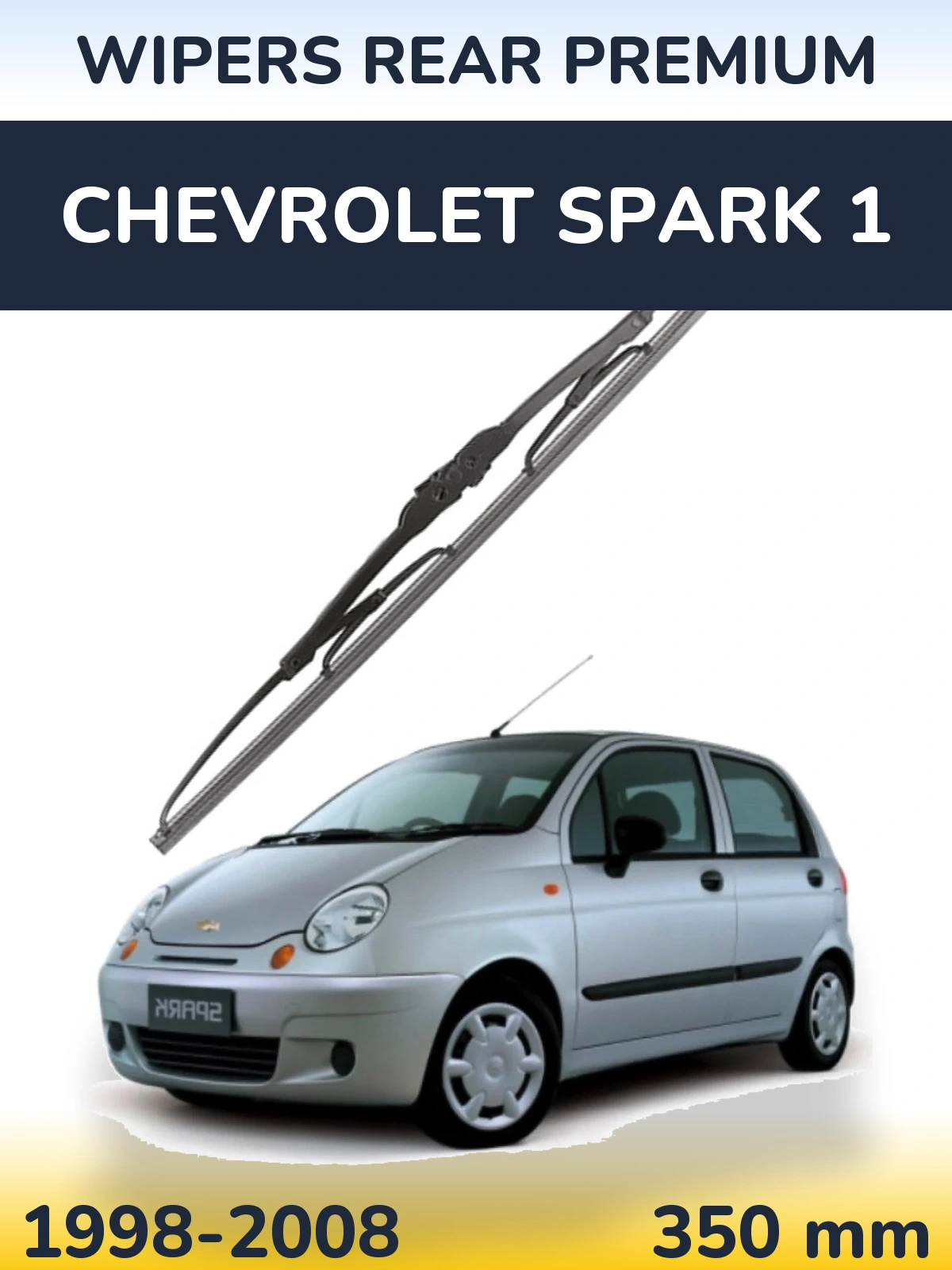 Tylna wycieraczka WIPERS REAR PREMIUM 350 mm do Chevrolet Spark 1 1998-2008