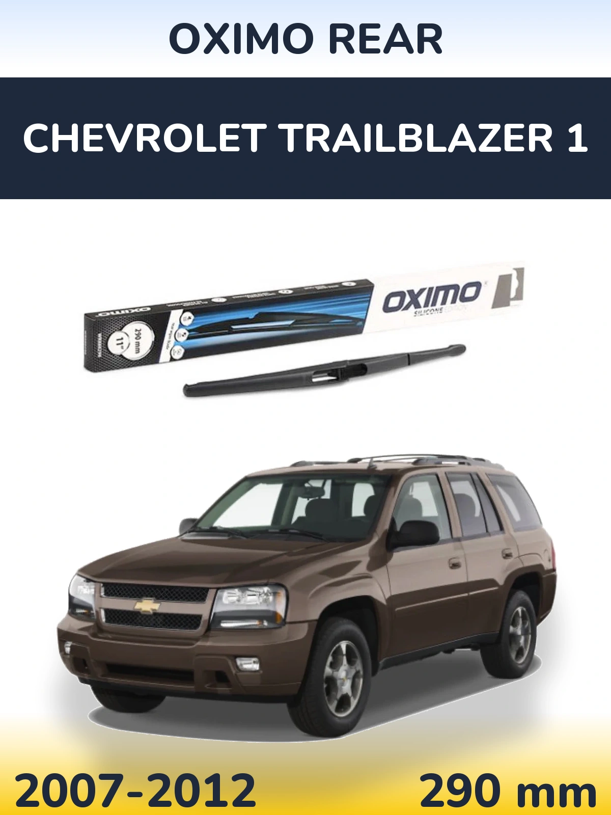Rear wiper blade Oximo Rear 290 mm for Chevrolet TrailBlazer 1 2007-2012