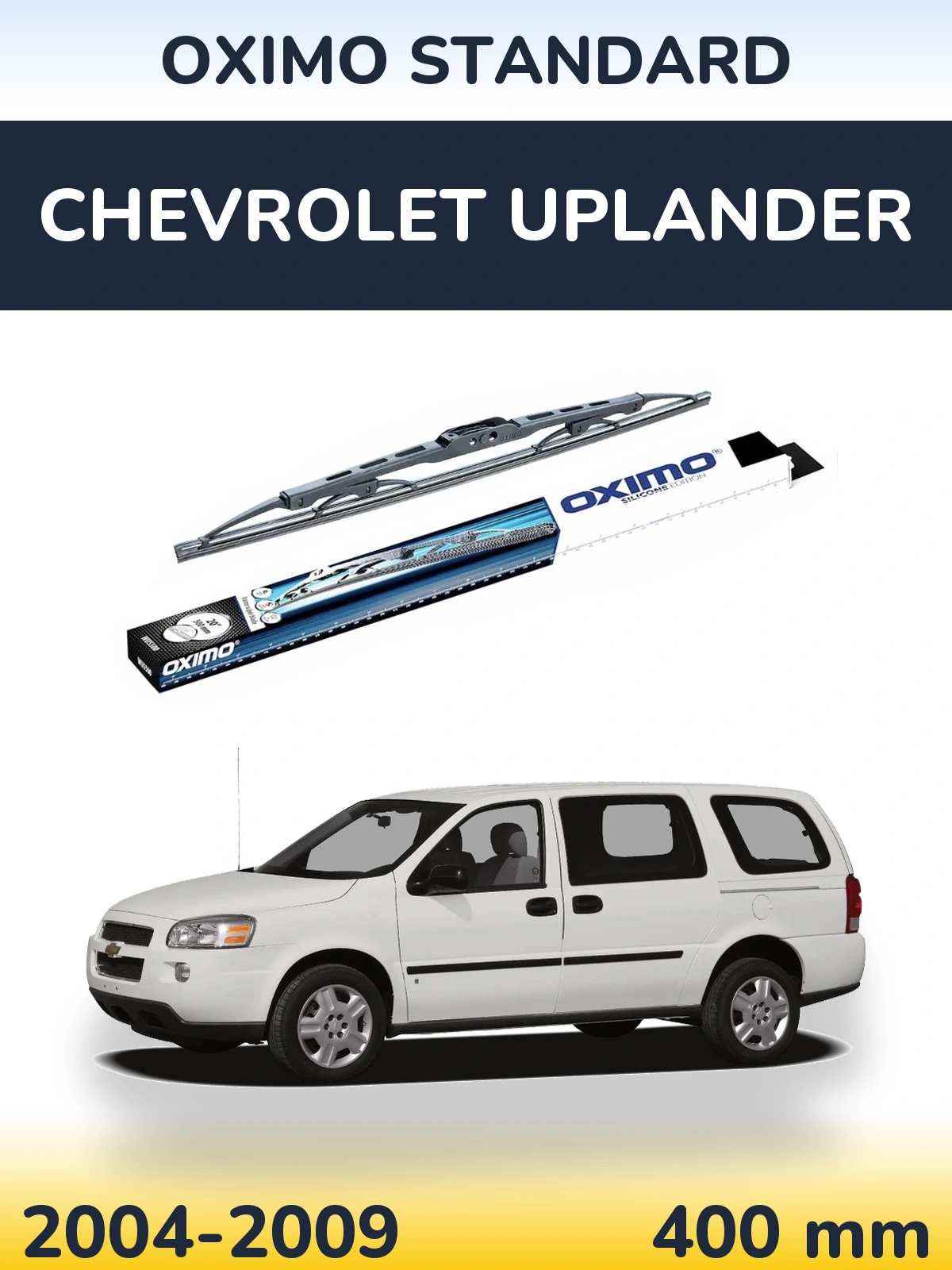 Rear wiper blade Oximo Standard 400 мм for Chevrolet Uplander 2004-2009