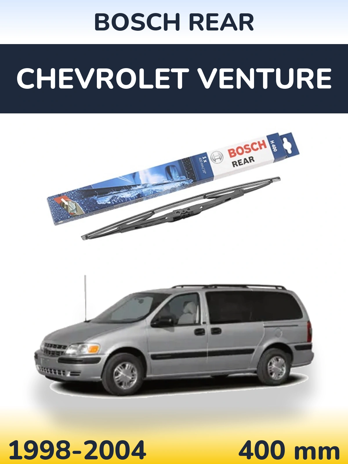 Rear wiper blade BOSCH Rear 400 мм for Chevrolet Venture 1998-2004