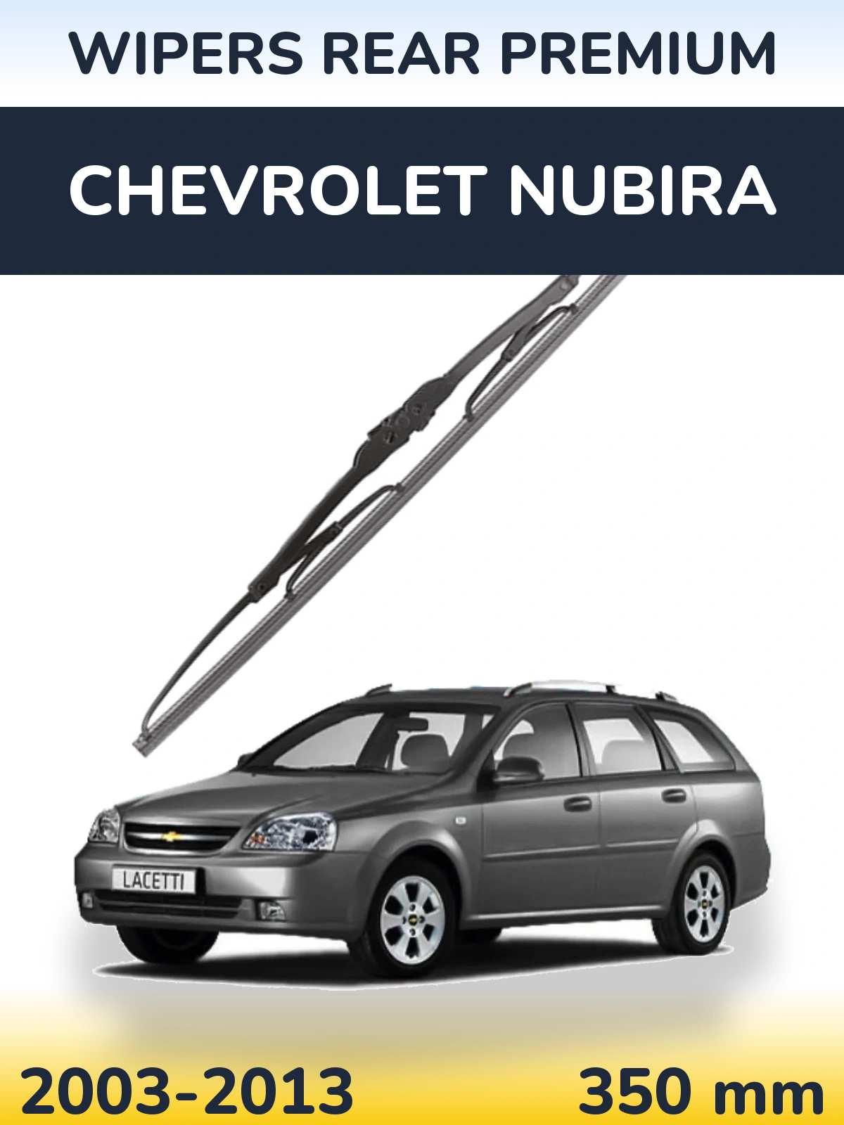 Rear wiper blade WIPERS REAR PREMIUM 350 mm for Chevrolet Nubira 2003-2013