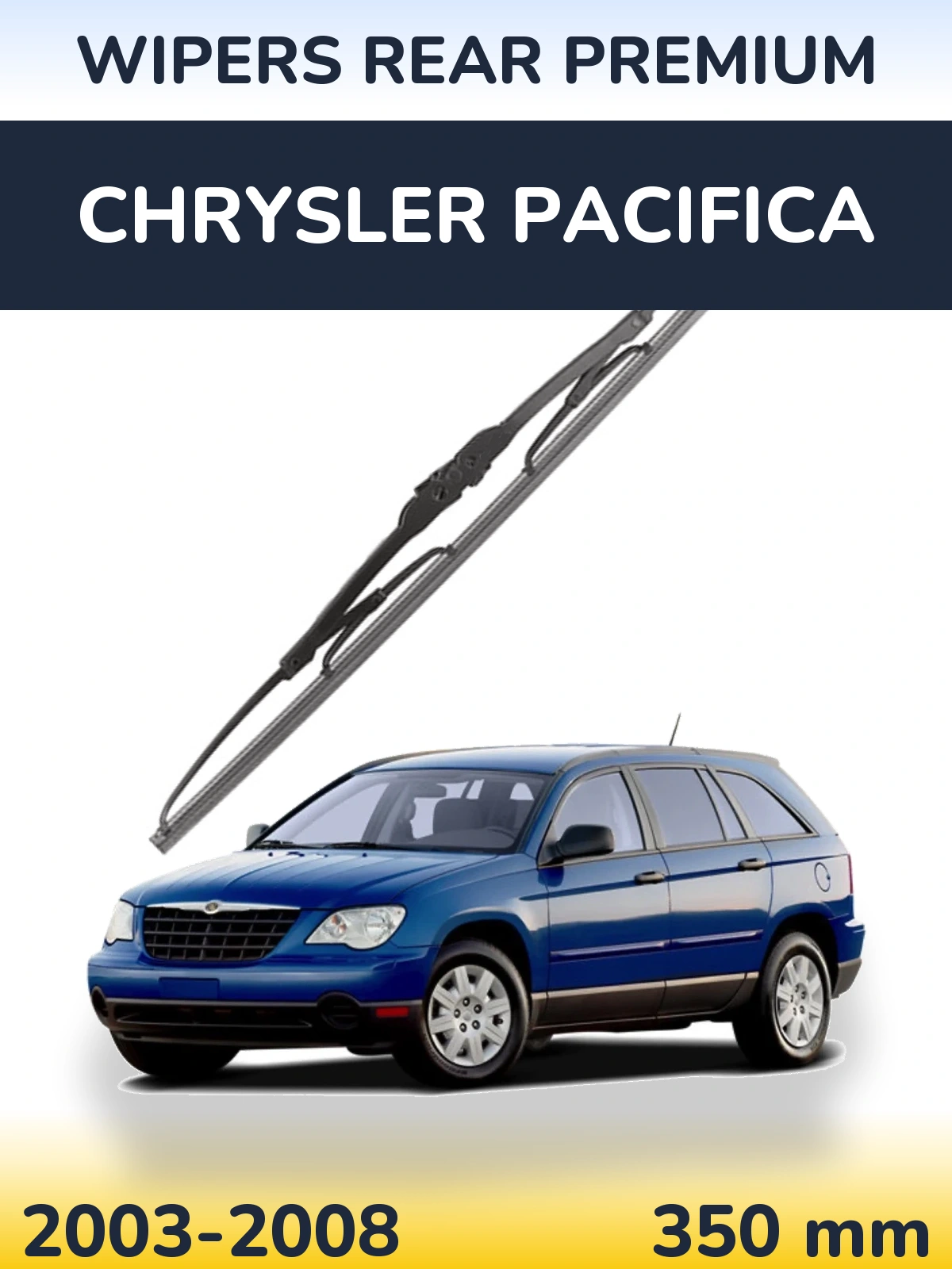 Rear wiper blade WIPERS REAR PREMIUM 350 mm for Chrysler Pacifica 2003-2008
