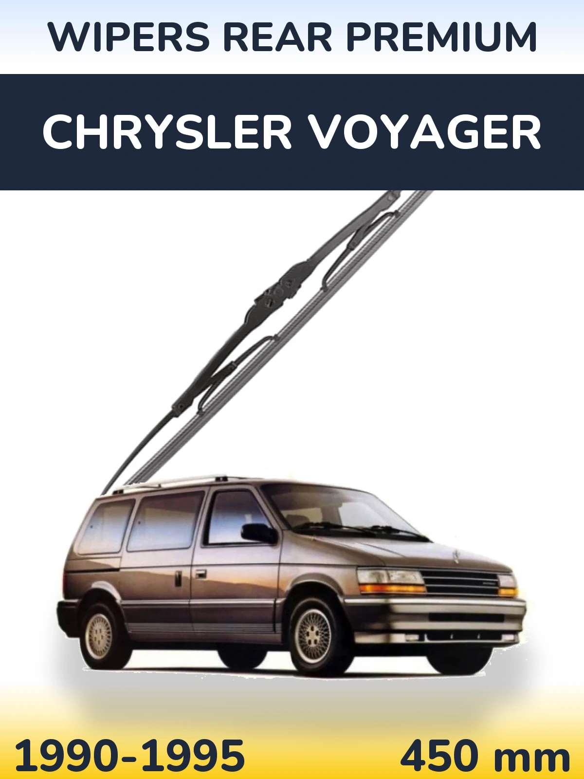 Rear wiper blade WIPERS REAR PREMIUM 450 мм for Chrysler Voyager 1990-1995