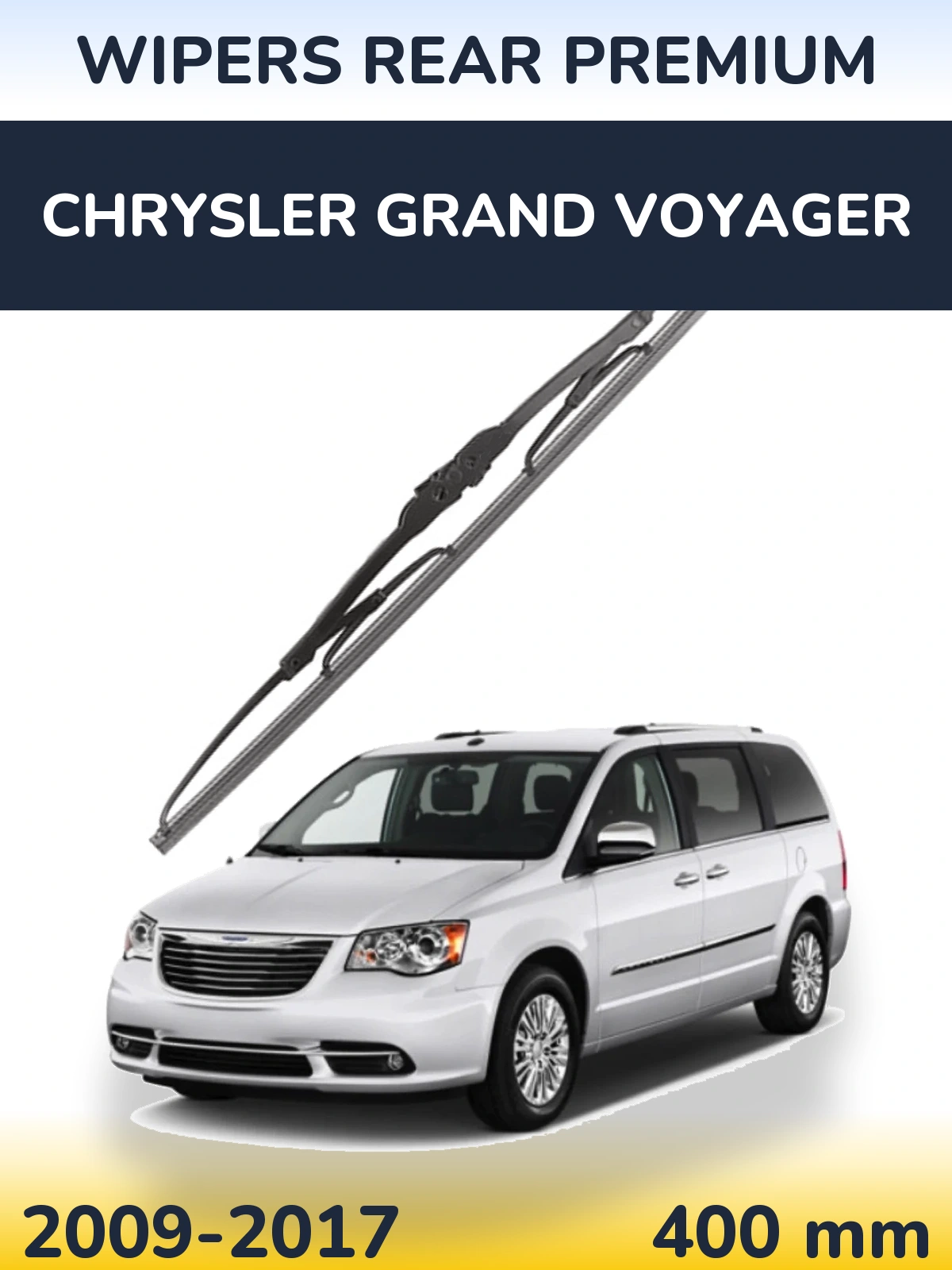 Tylna wycieraczka WIPERS REAR PREMIUM 400 mm do Chrysler Grand Voyager 2009-2017