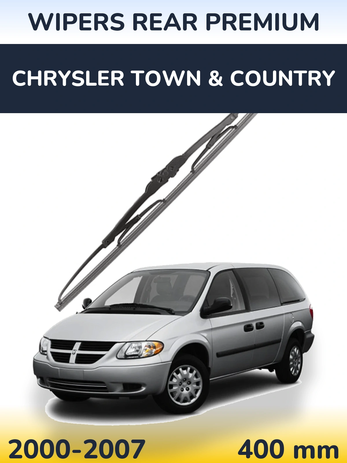 Задний дворник WIPERS REAR PREMIUM 400 мм для Chrysler Town & Country 2000-2007