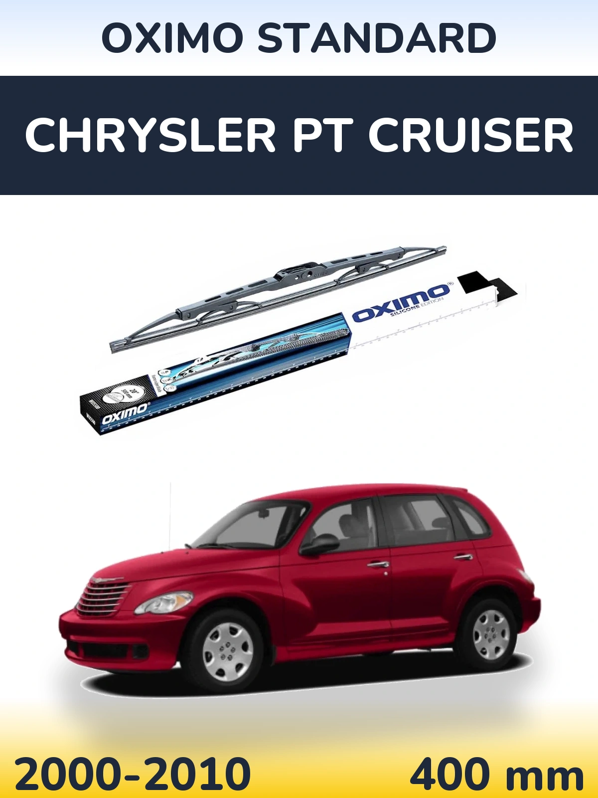 Задний дворник Oximo Standard 400 мм для Chrysler PT Cruiser 2000-2010