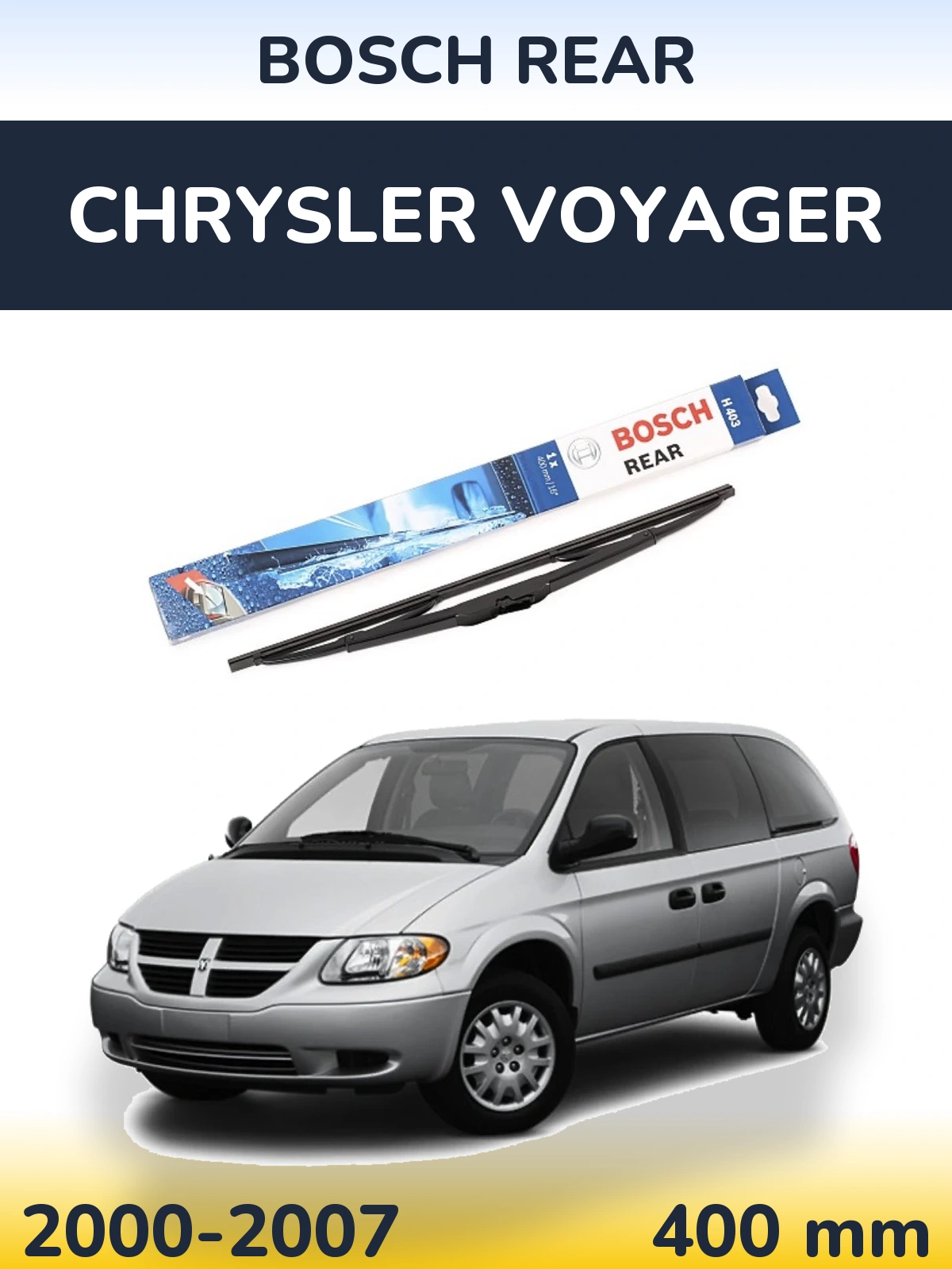Tylna wycieraczka BOSCH Rear 400 mm do Chrysler Voyager 2000-2007