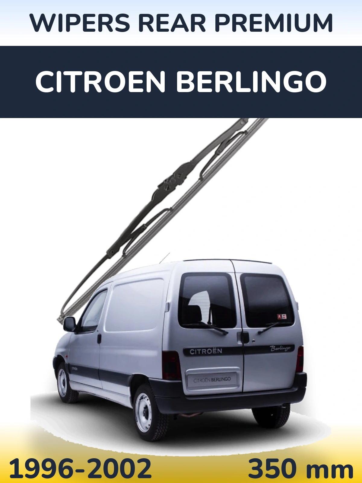 Rear wiper blade WIPERS REAR PREMIUM 350 мм for Citroen Berlingo 1996-2002