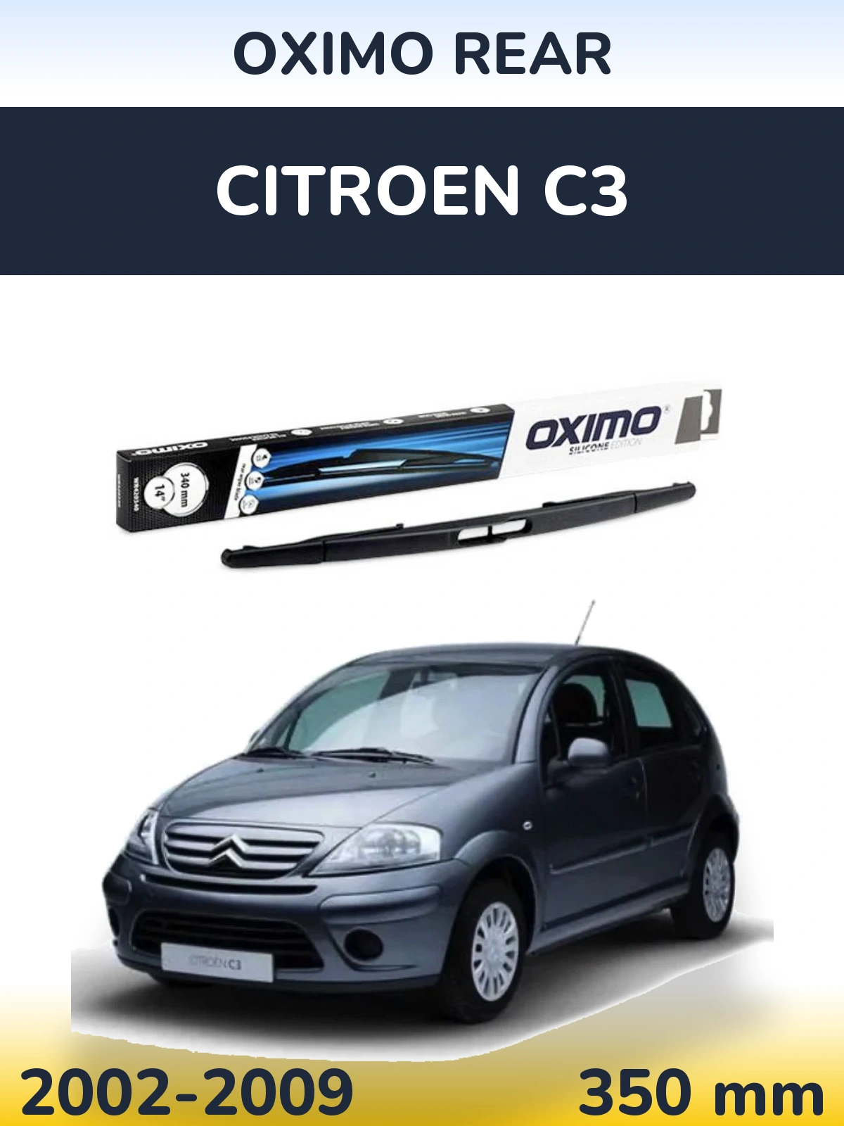 Tylna wycieraczka Oximo Rear 350 mm do Citroen C3 2002-2009