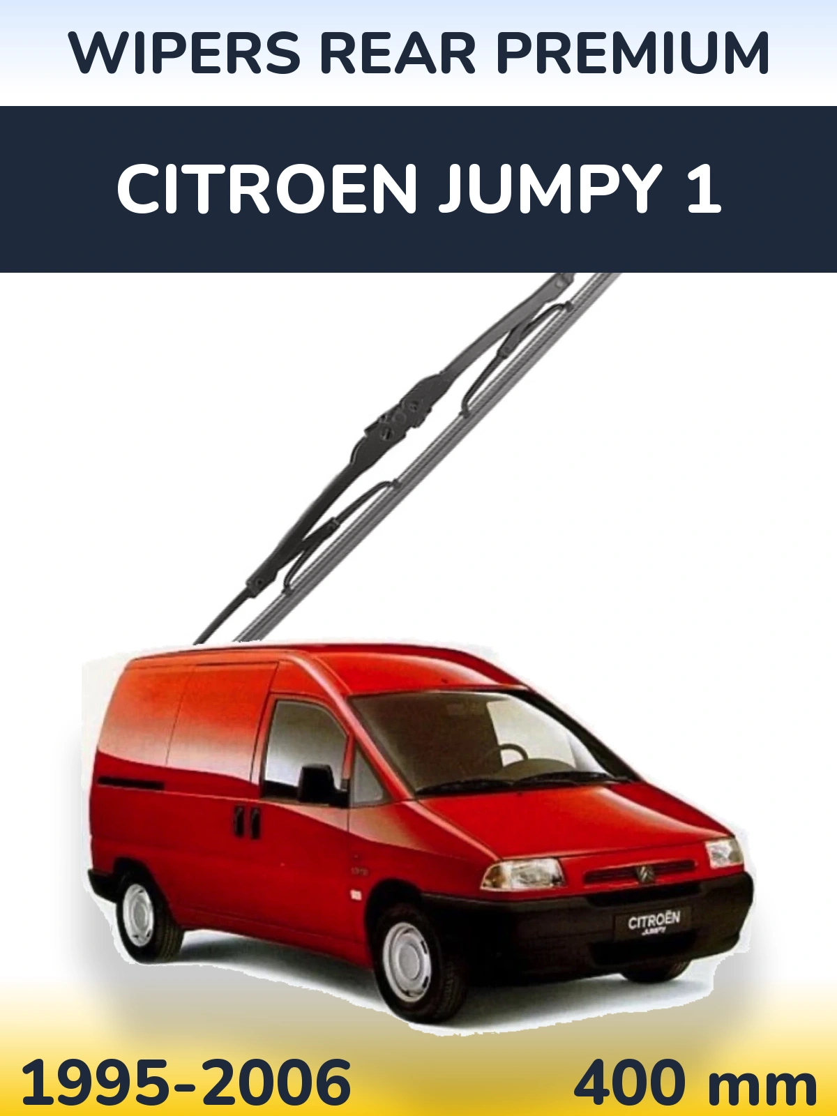Tylna wycieraczka WIPERS REAR PREMIUM 400 mm do Citroen Jumpy 1 1995-2006