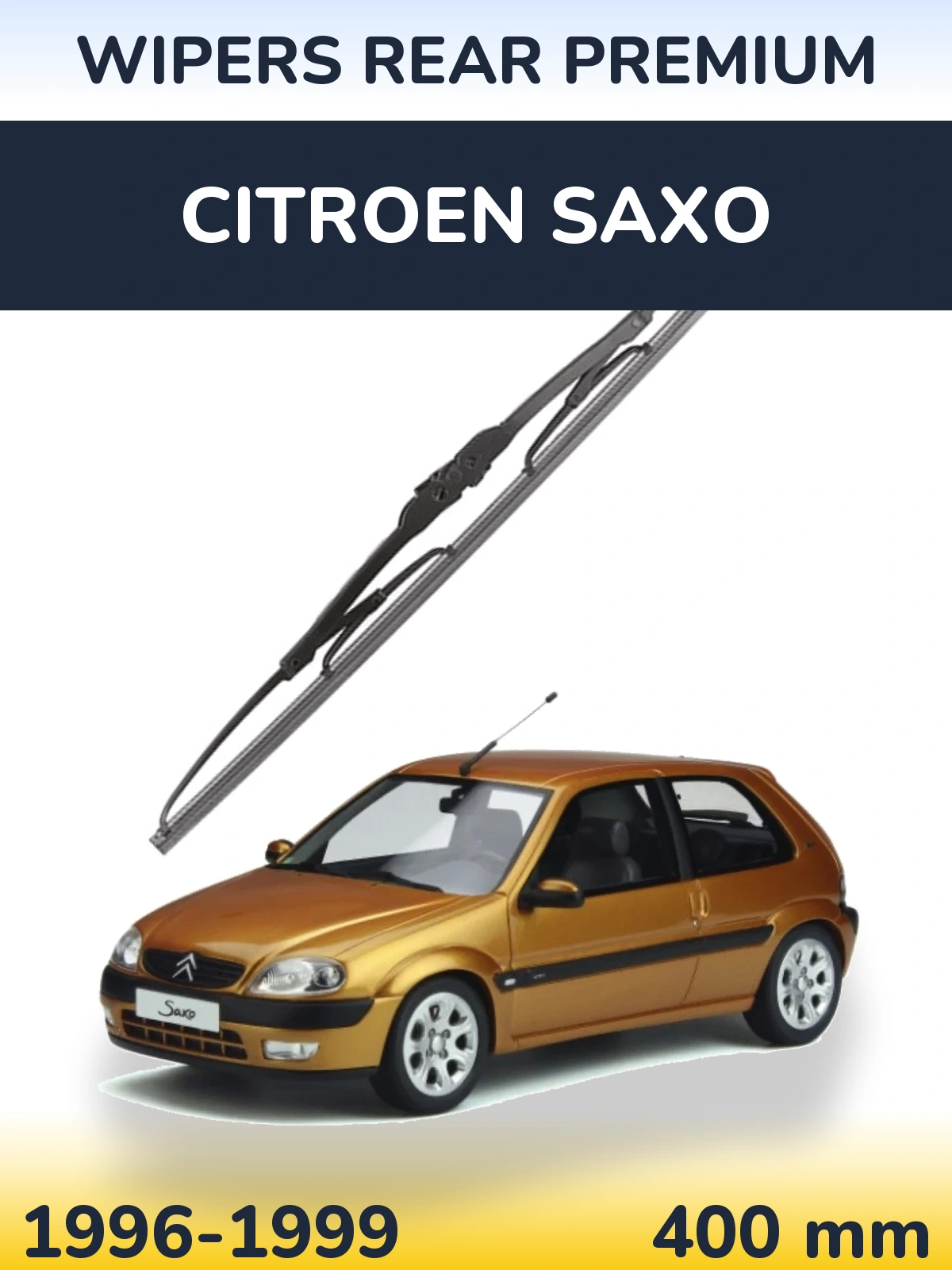 Задний дворник WIPERS REAR PREMIUM 400 мм для Citroen Saxo 1996-1999