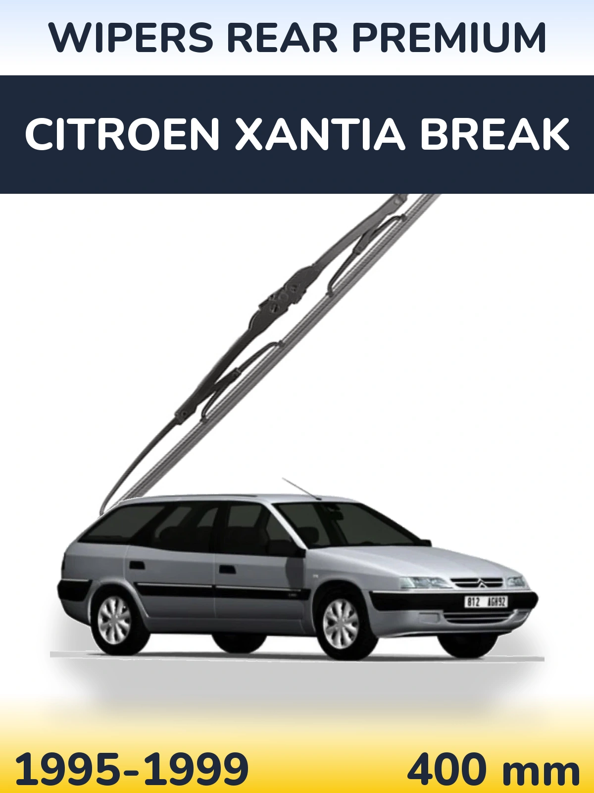 Задня щітка WIPERS REAR PREMIUM 400 мм для Citroen Xantia Break 1995-1999