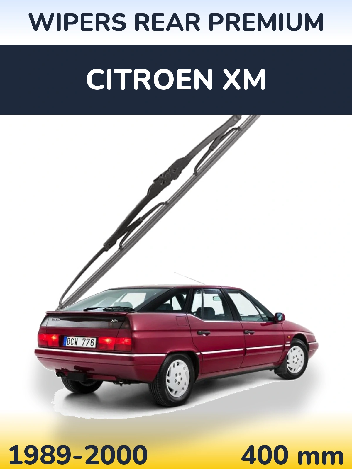Задний дворник WIPERS REAR PREMIUM 400 мм для Citroen XM 1989-2000