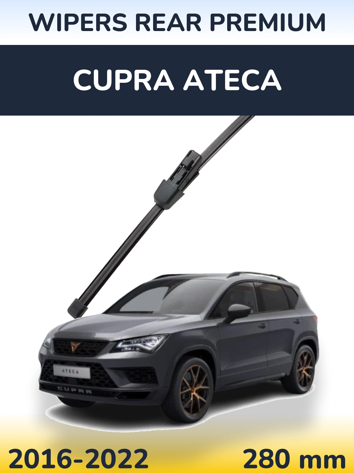 Rear wiper blade WIPERS REAR PREMIUM 280 мм for Cupra Ateca 2016-2022
