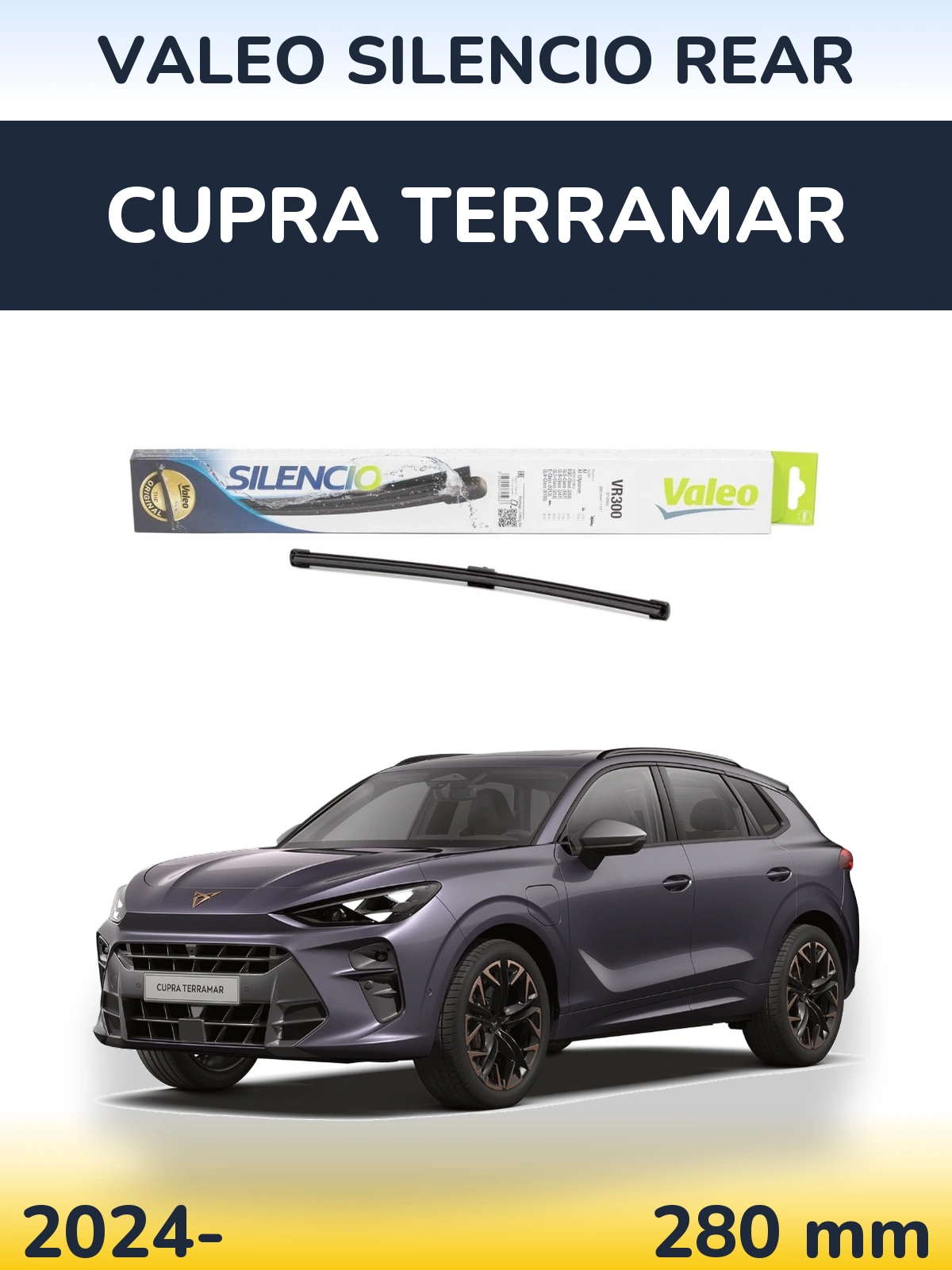 Tylna wycieraczka Valeo Silencio Rear 285 mm do Cupra Terramar 2024-2026