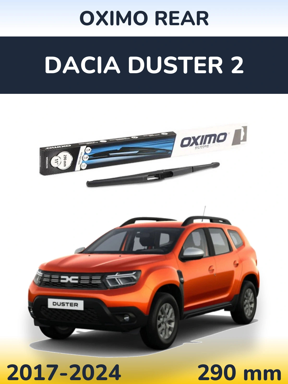 Tylna wycieraczka Oximo Rear 290 mm do Dacia Duster 2 2017-2024