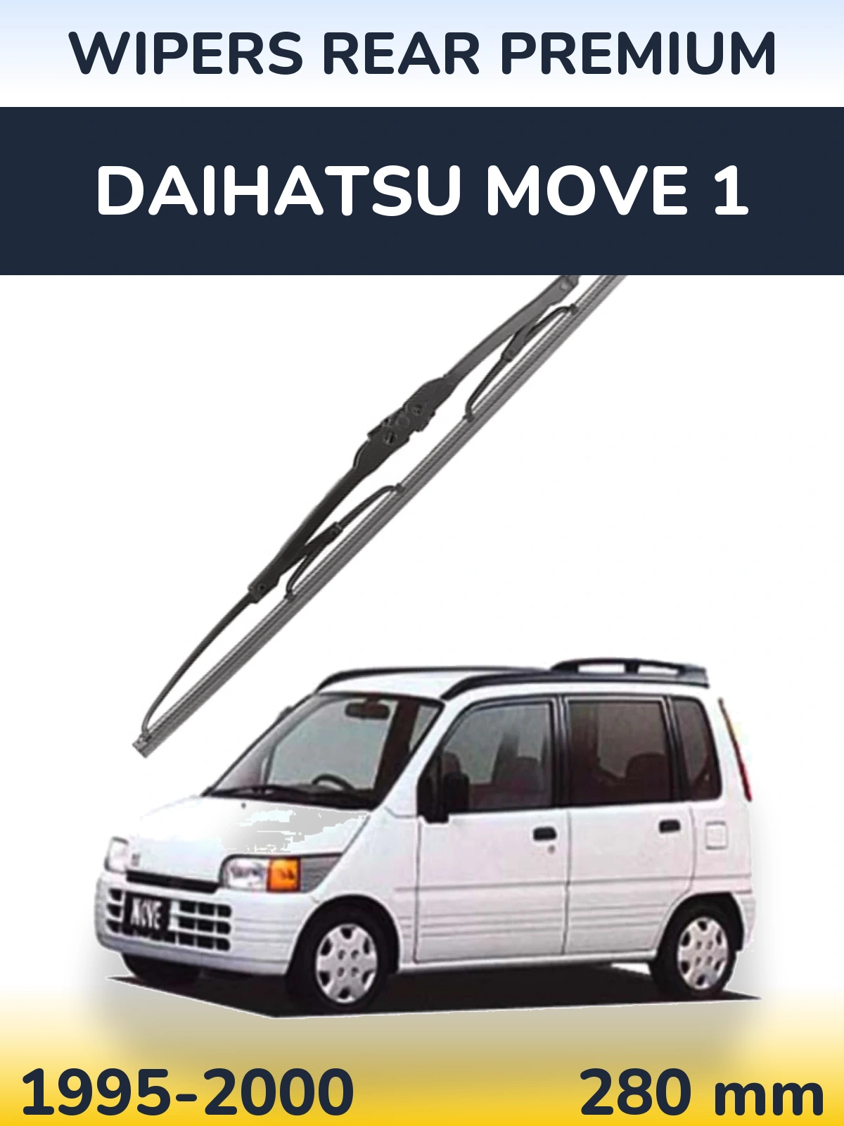 Rear wiper blade WIPERS REAR PREMIUM 280 мм for Daihatsu Move 1 1995-2000
