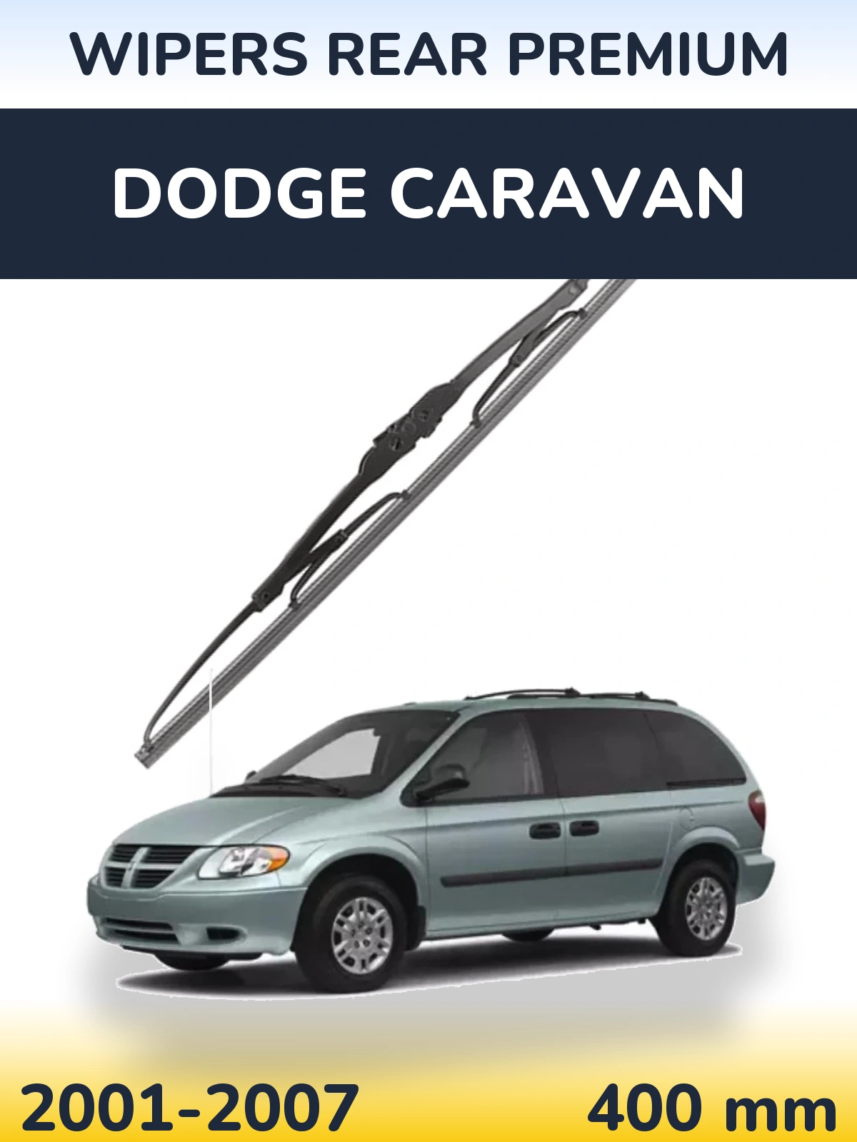 Rear wiper blade WIPERS REAR PREMIUM 400 мм for Dodge Caravan 2001-2007