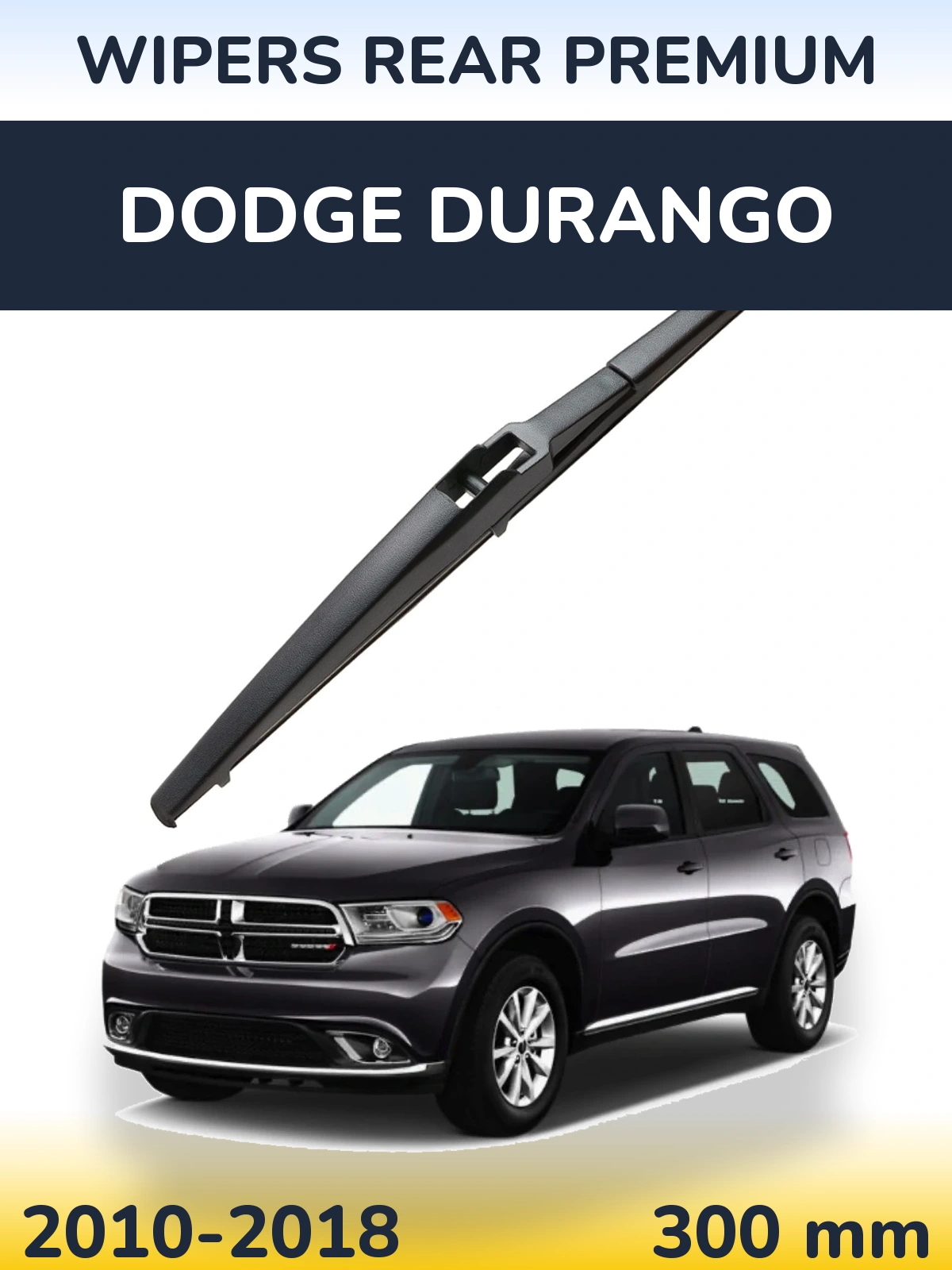Задний дворник WIPERS REAR PREMIUM 300 мм для Dodge Durango 2010-2018